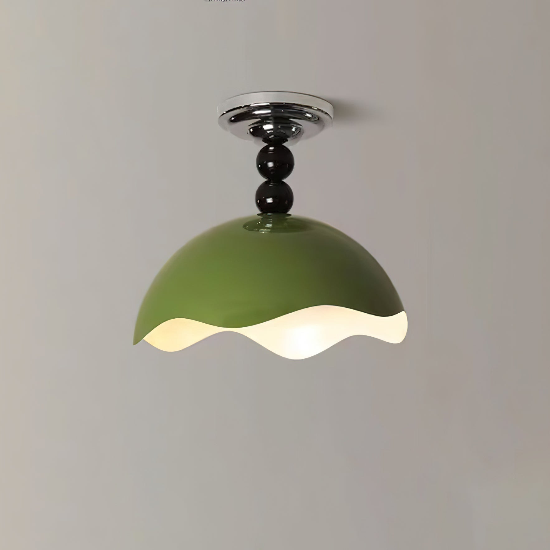 Corlen Nordic Art Wave Crest Ceiling Lamp-Neutral Decor