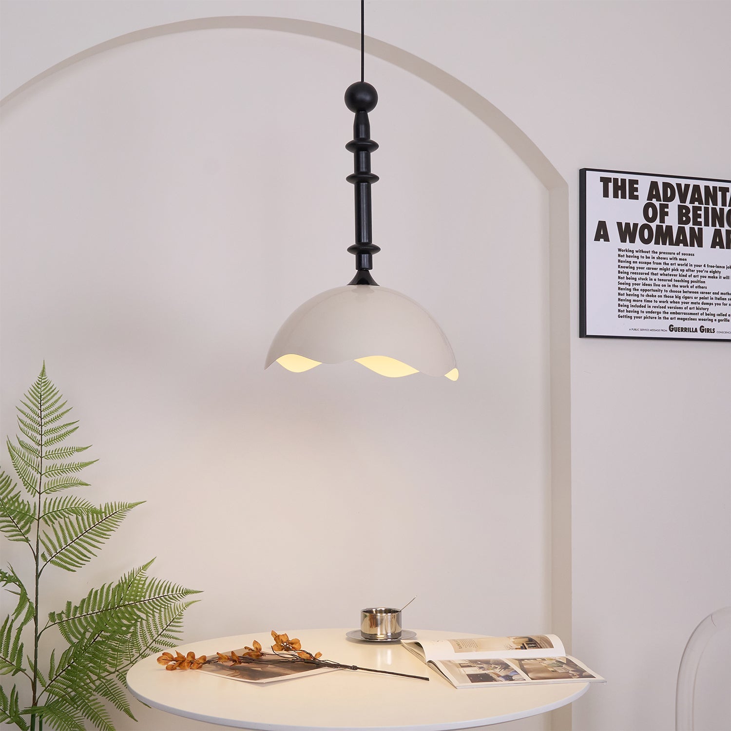 Lincoln Minimalist Pendant Light-Neutral Decor