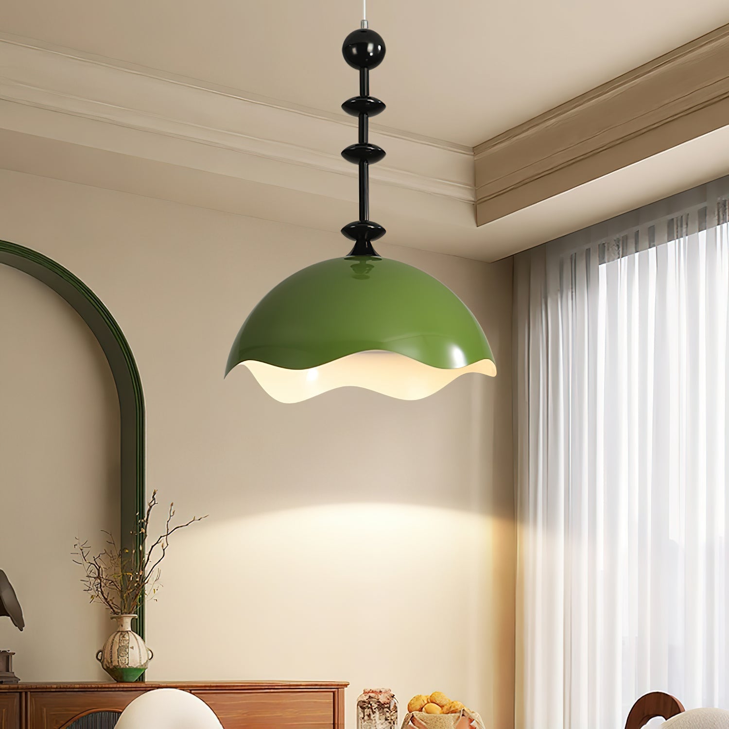Lincoln Minimalist Pendant Light-Neutral Decor
