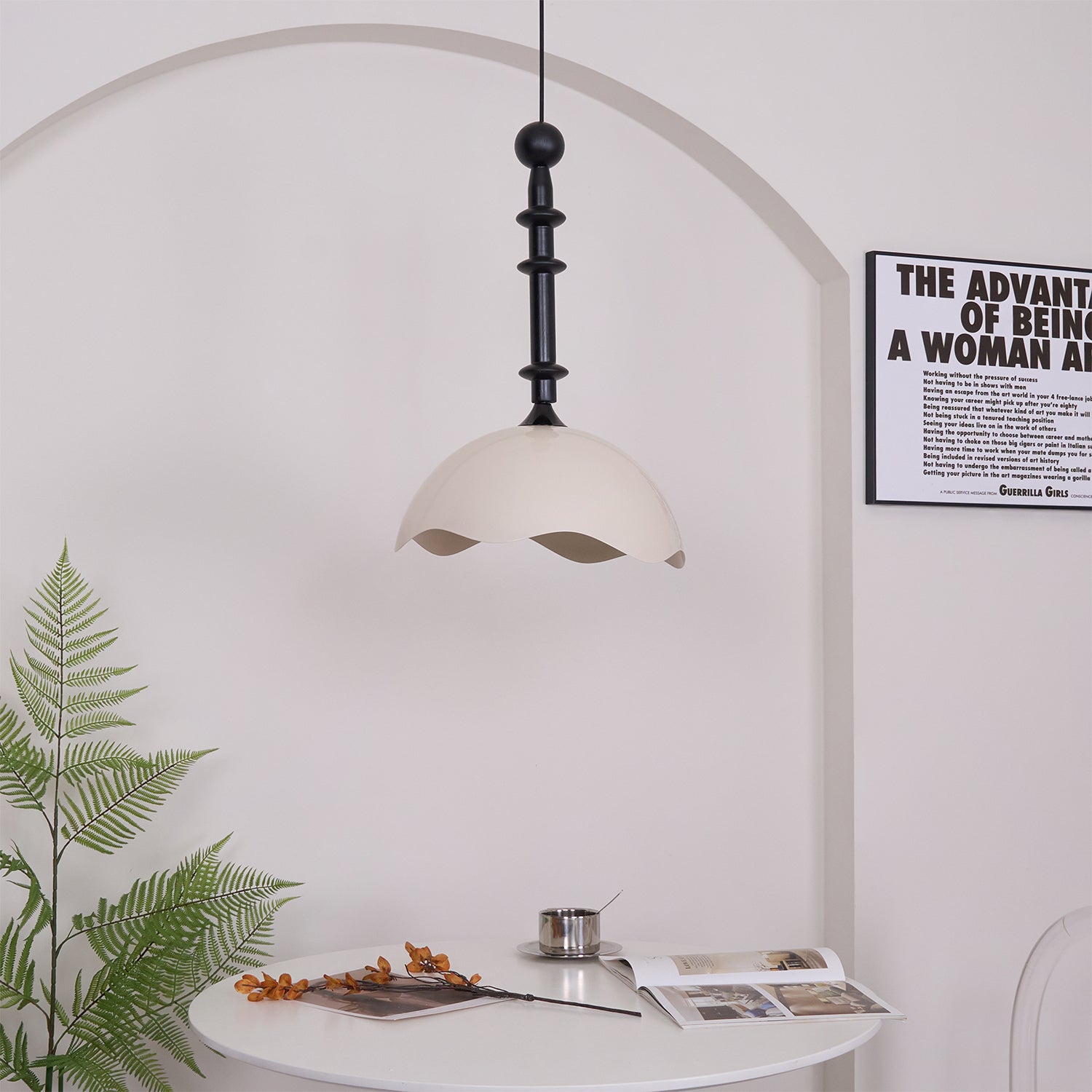 Lincoln Minimalist Pendant Light-Neutral Decor