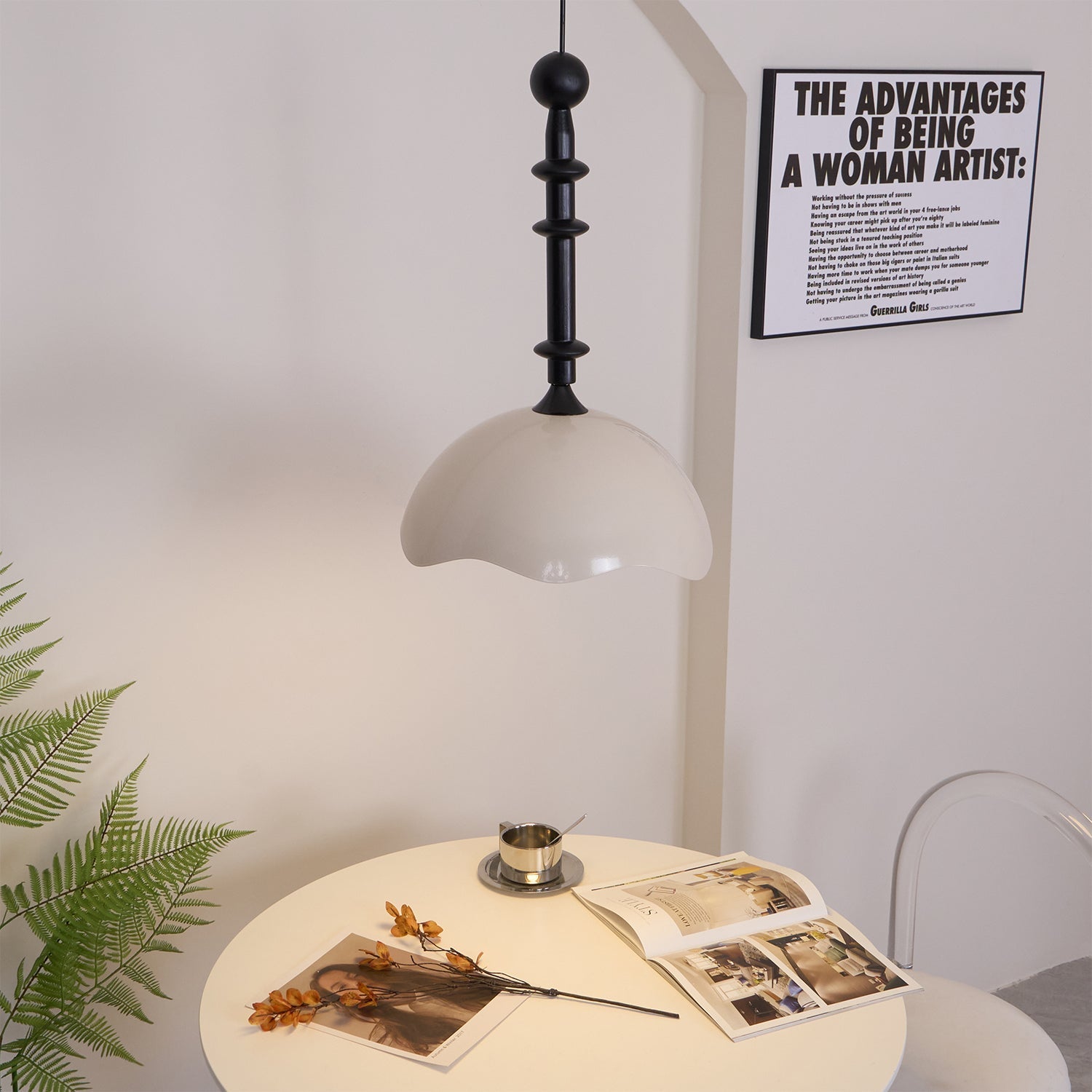 Lincoln Minimalist Pendant Light-Neutral Decor