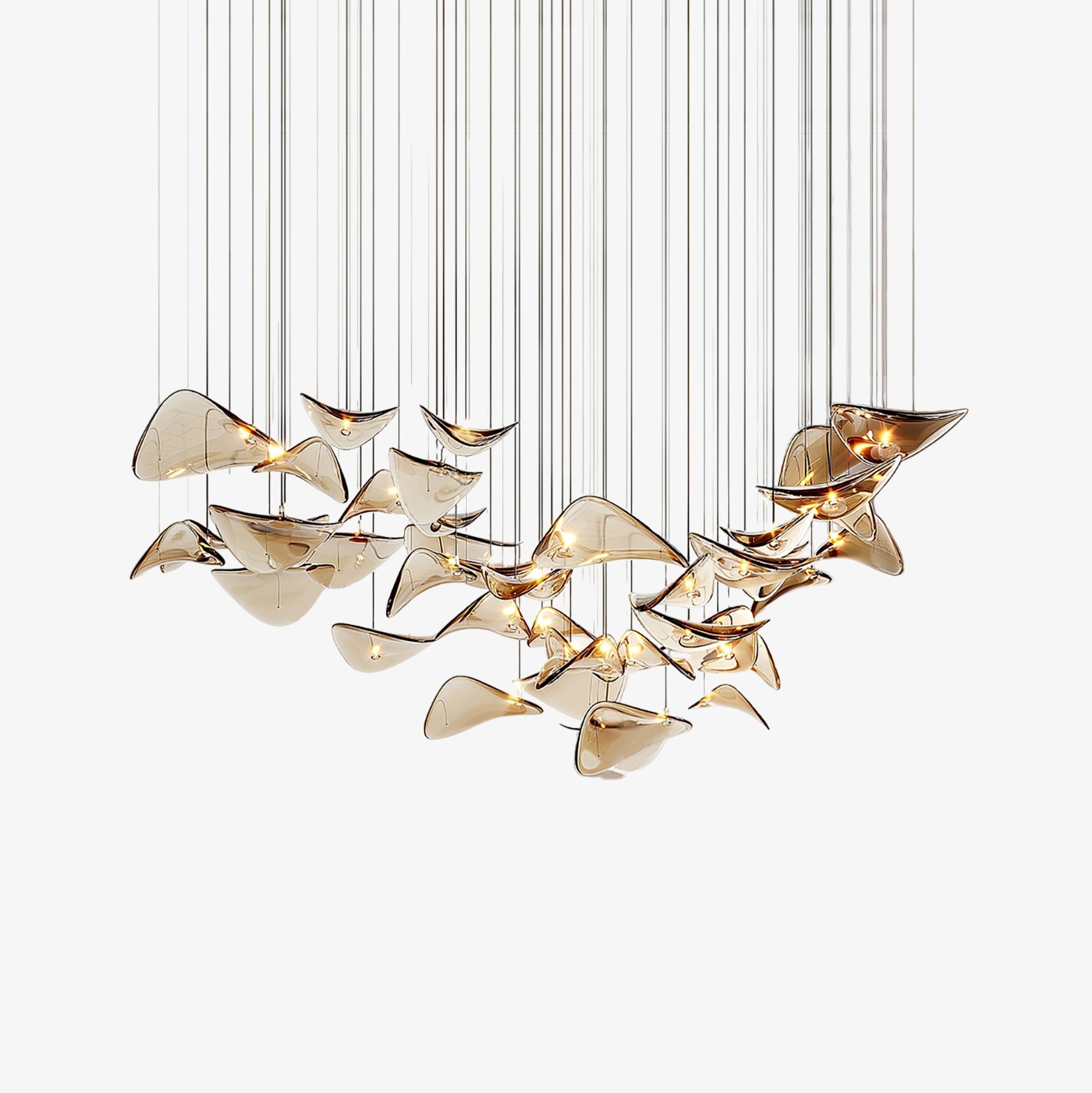 Lioris Butterfly Gold Pendant Light-Neutral Decor