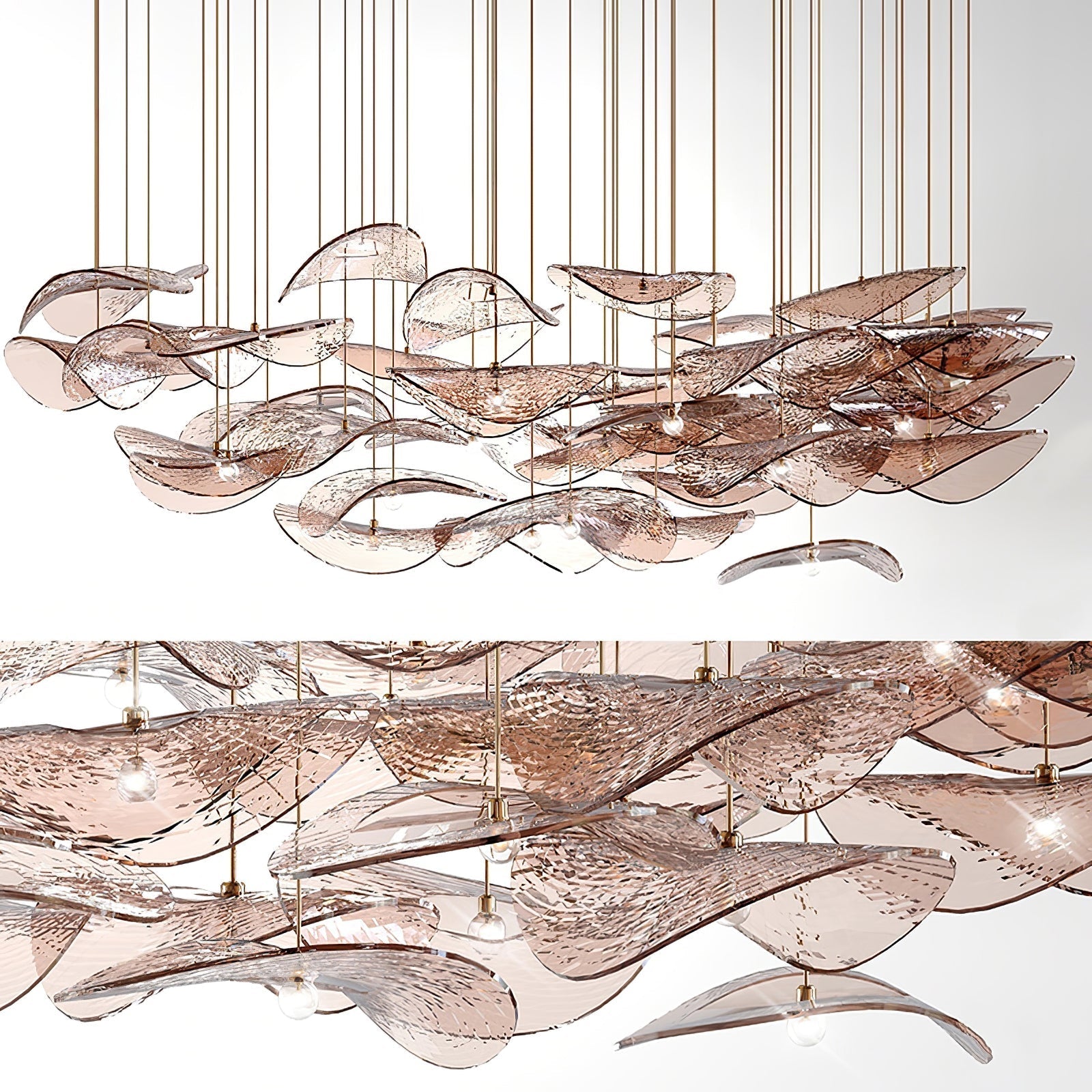 Lioris Butterfly Gold Pendant Light-Neutral Decor