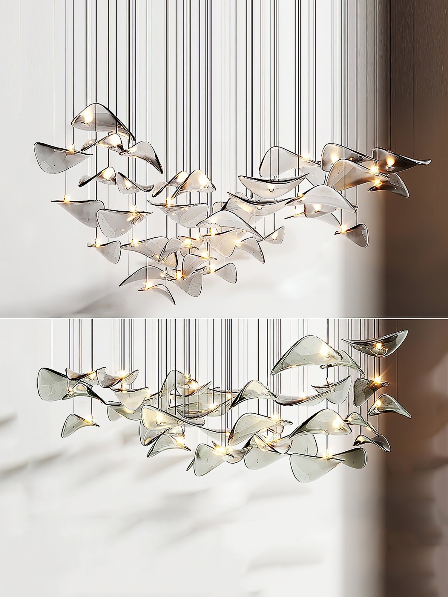 Lioris Butterfly Gold Pendant Light-Neutral Decor
