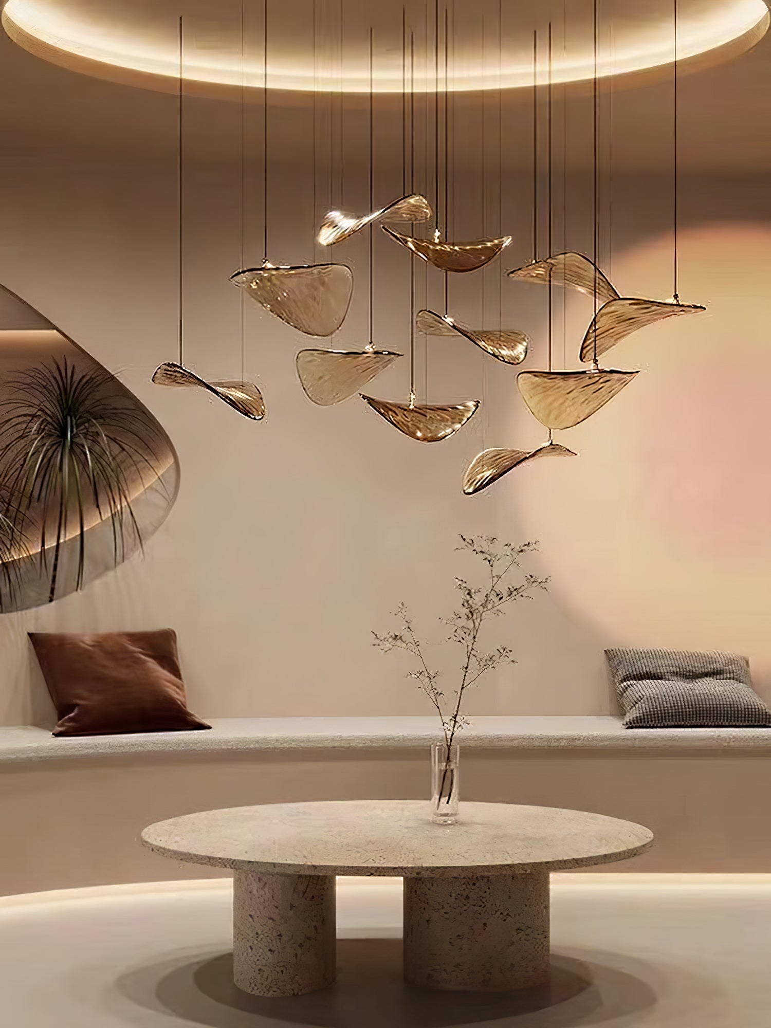 Lioris Butterfly Gold Pendant Light-Neutral Decor