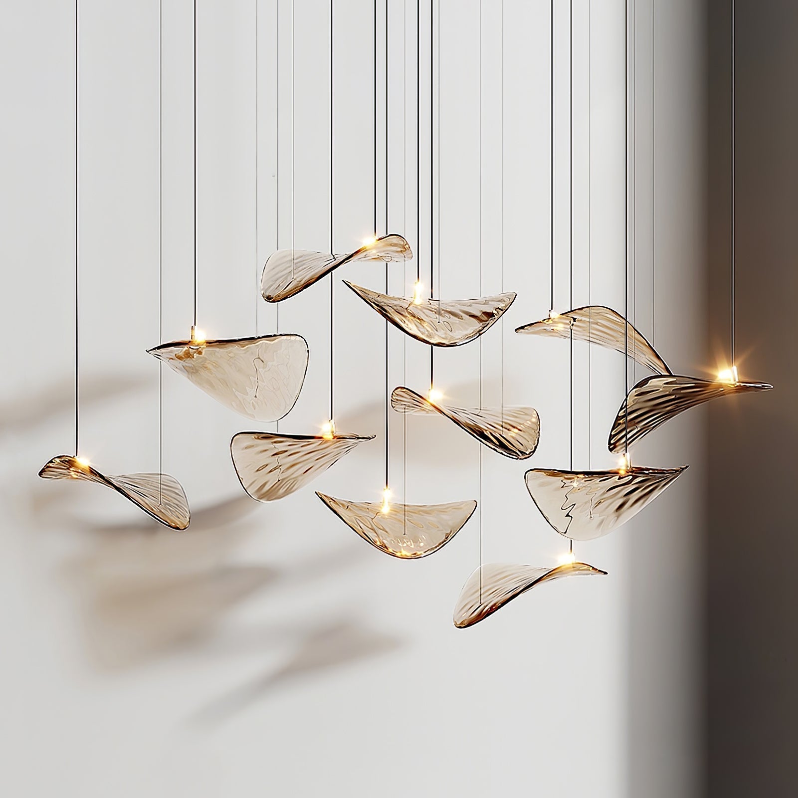 Lioris Butterfly Gold Pendant Light-Neutral Decor