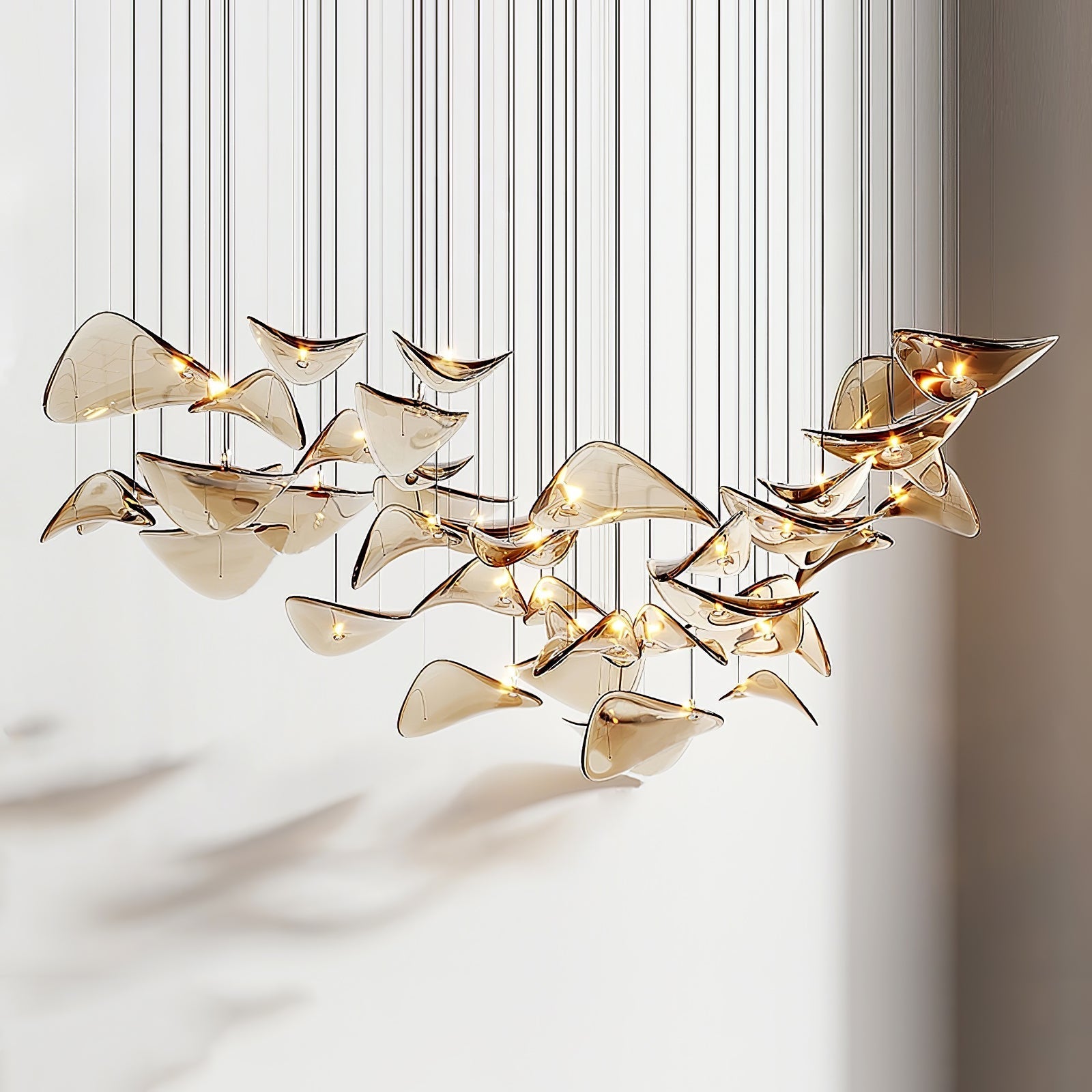 Lioris Butterfly Gold Pendant Light-Neutral Decor
