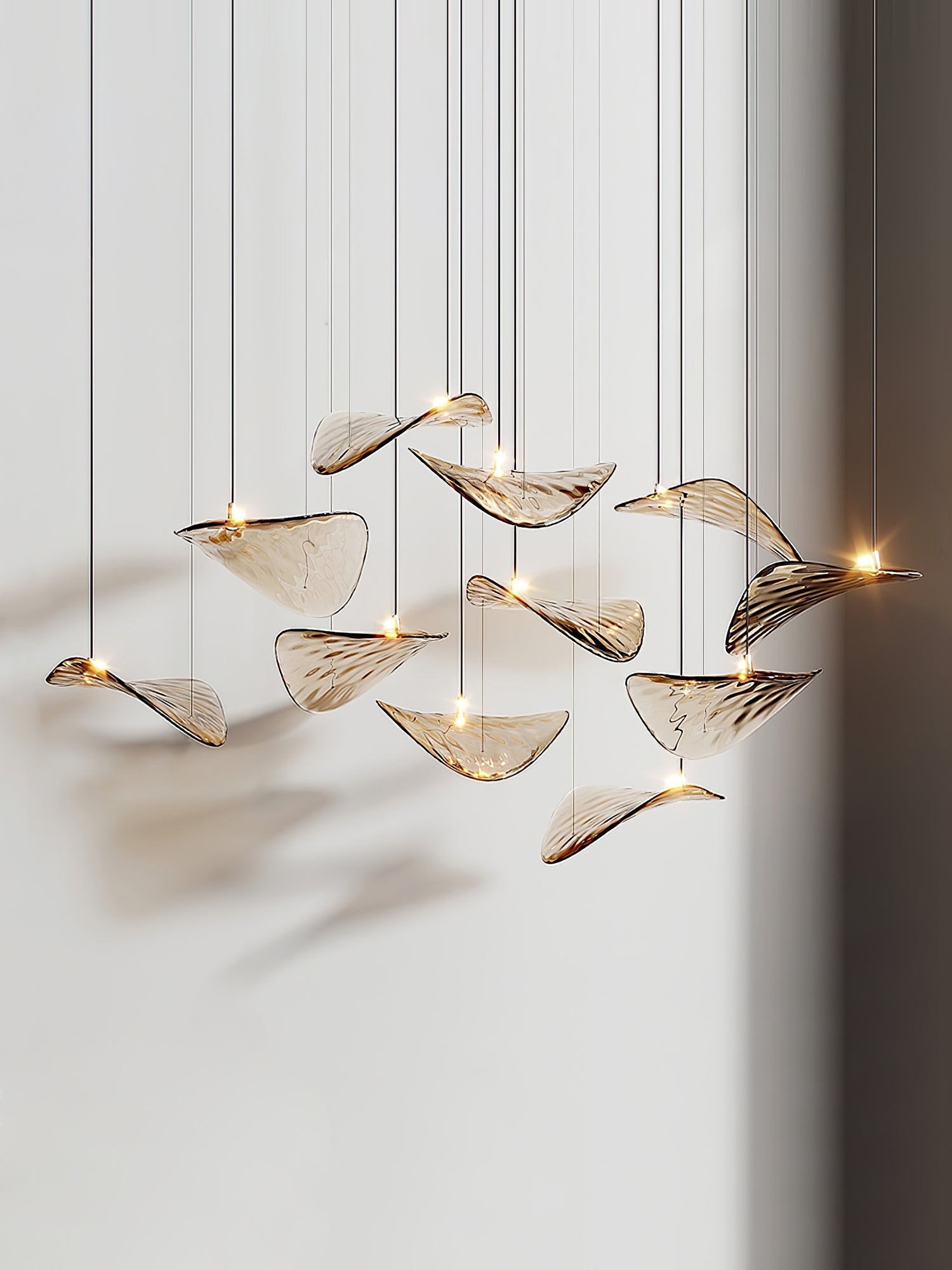 Lioris Butterfly Gold Pendant Light-Neutral Decor