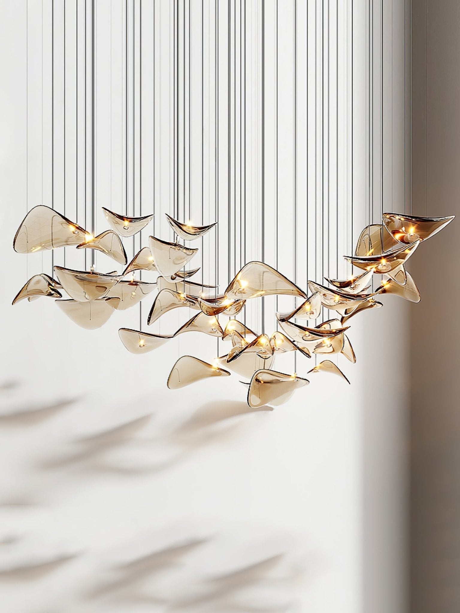 Lioris Butterfly Gold Pendant Light-Neutral Decor