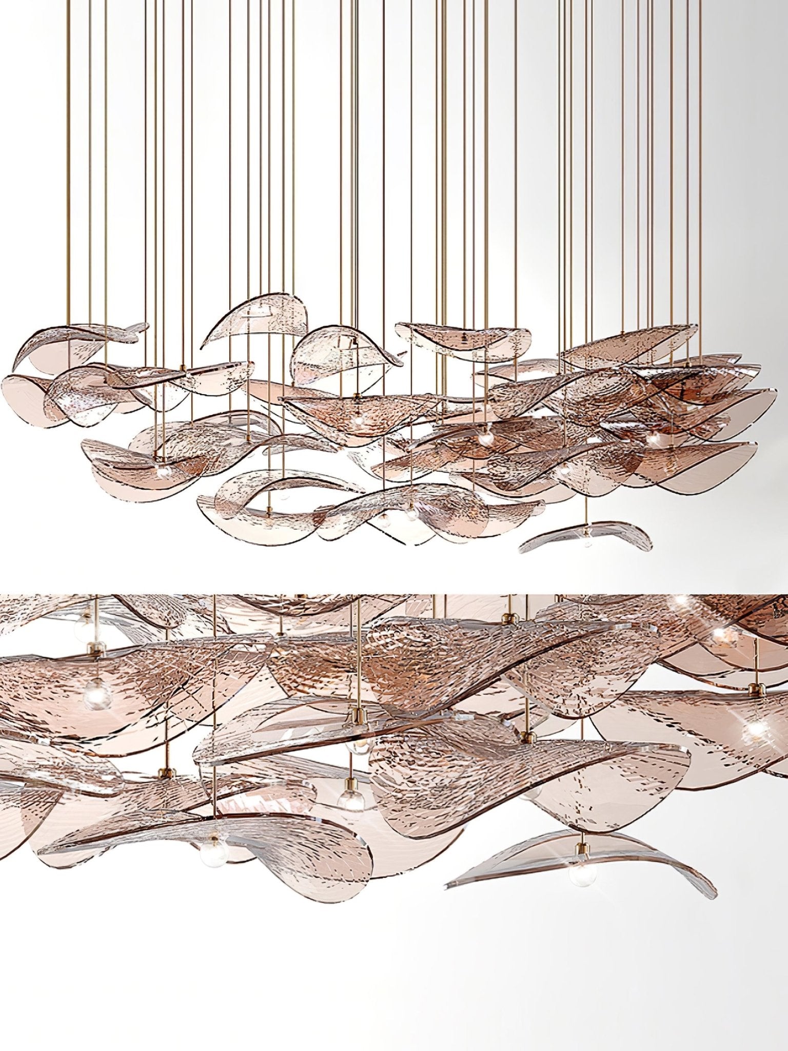 Lioris Butterfly Gold Pendant Light-Neutral Decor