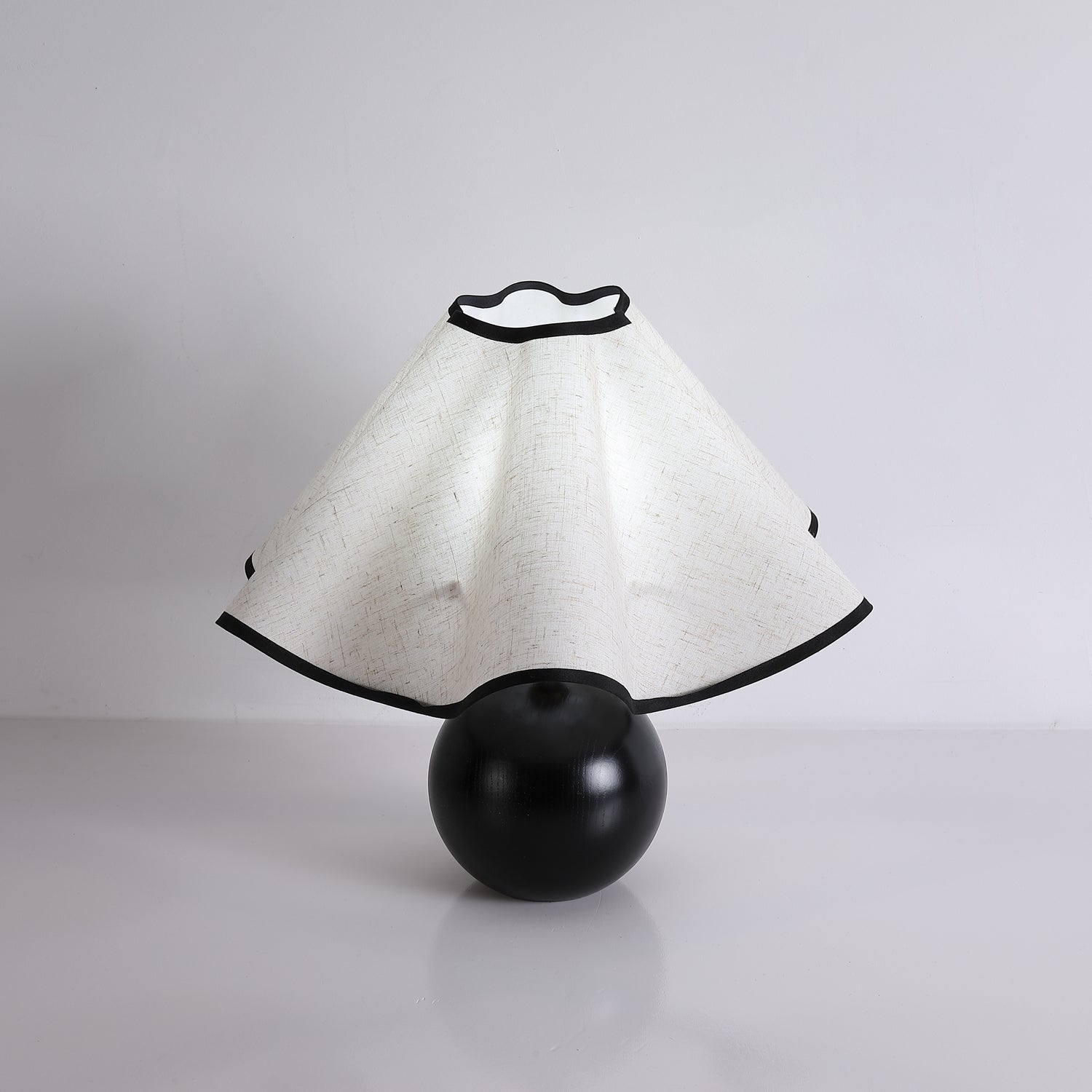 Kalion Wood Fabric Table Lamp-Neutral Decor