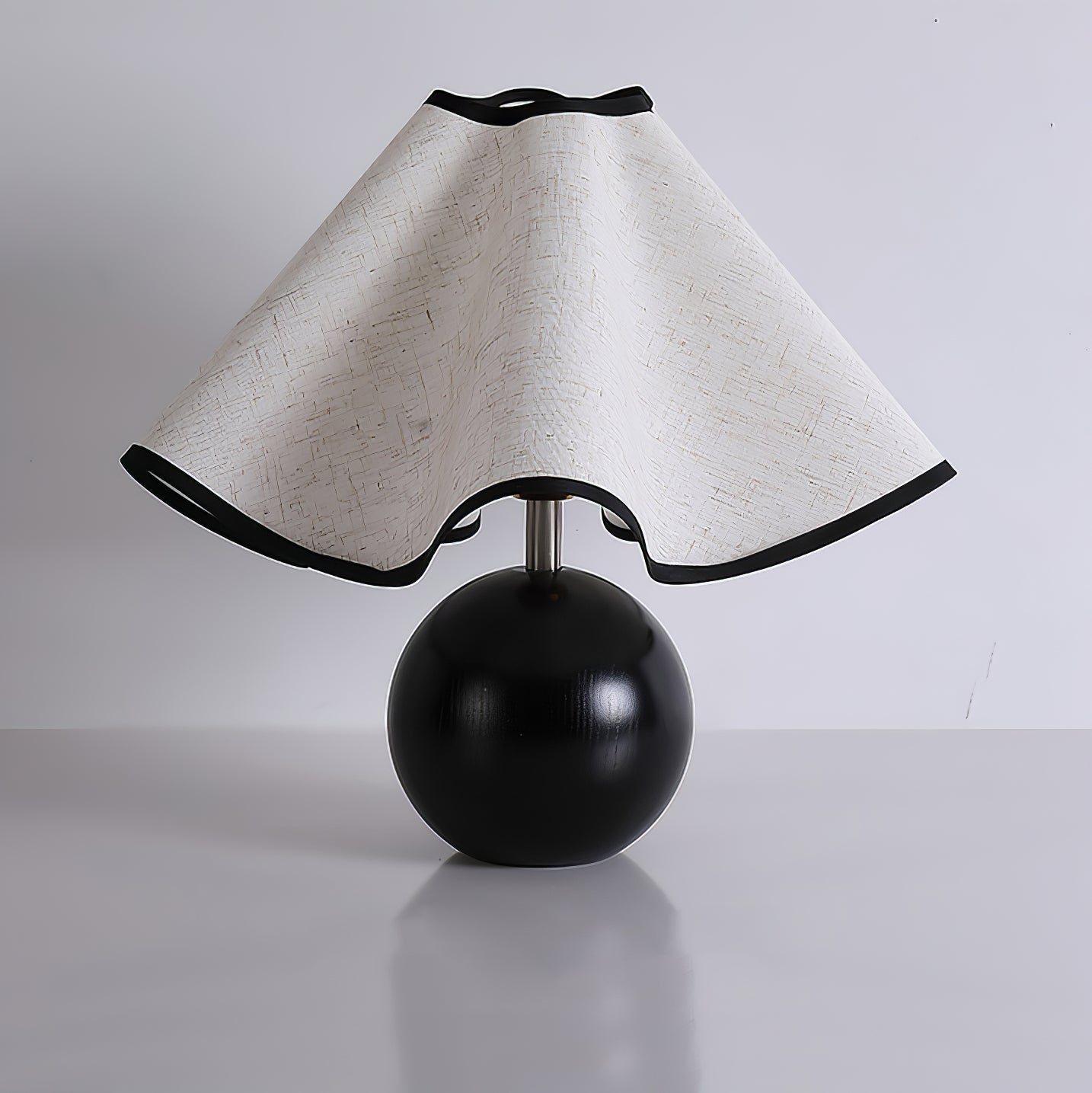 Kalion Wood Fabric Table Lamp-Neutral Decor