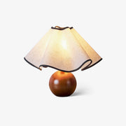 Kalion Wood Fabric Table Lamp-Neutral Decor