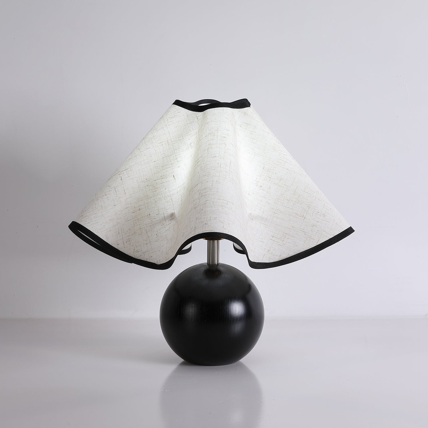Kalion Wood Fabric Table Lamp-Neutral Decor
