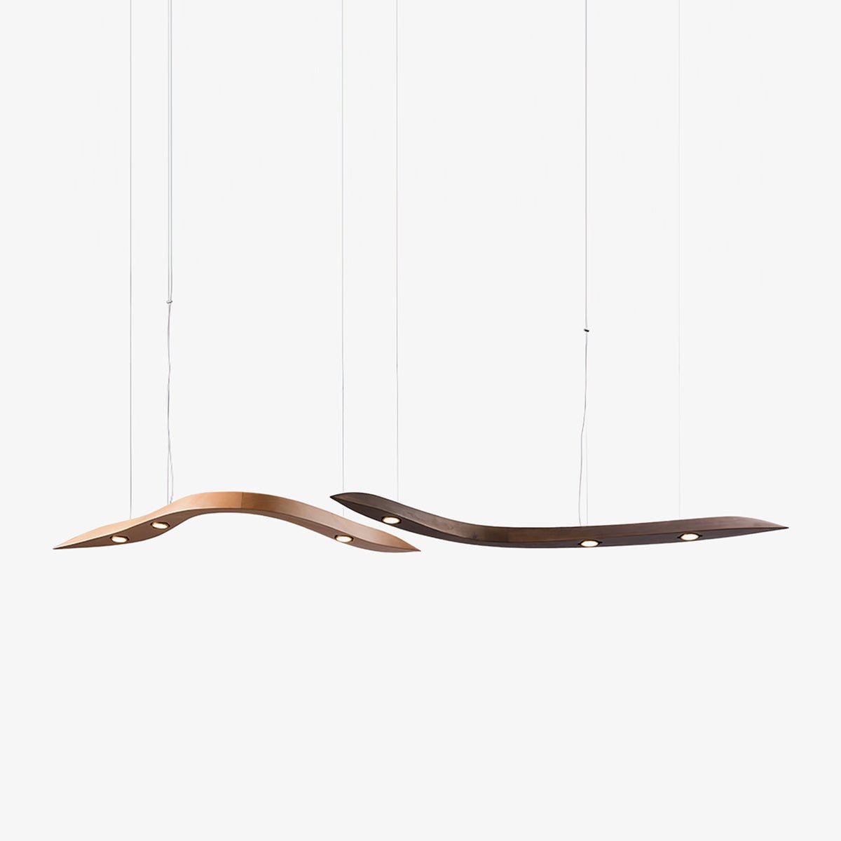 Queral Flow Minimalist Wood Pendant Lamp-Neutral Decor