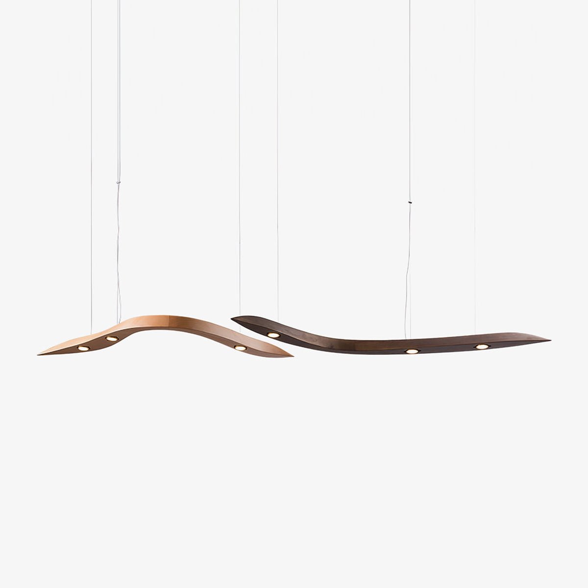 Queral Flow Minimalist Wood Pendant Lamp-Neutral Decor