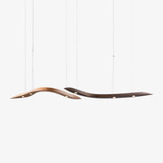 Queral Flow Minimalist Wood Pendant Lamp-Neutral Decor