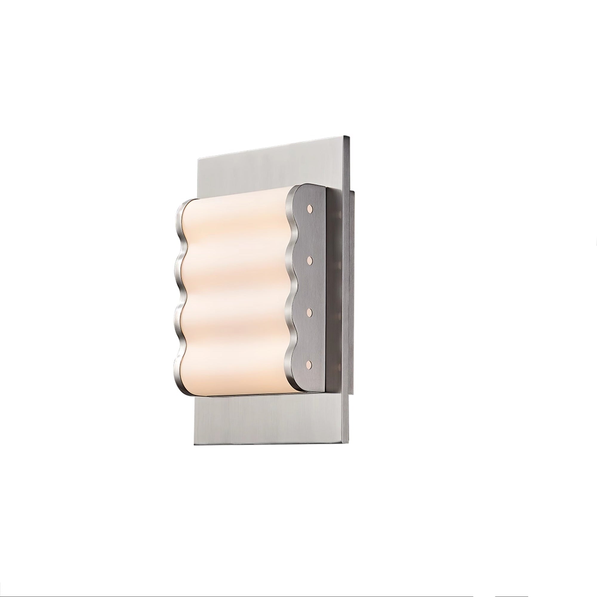 Wave Contemporary Fabric Wall lamp-Neutral Decor
