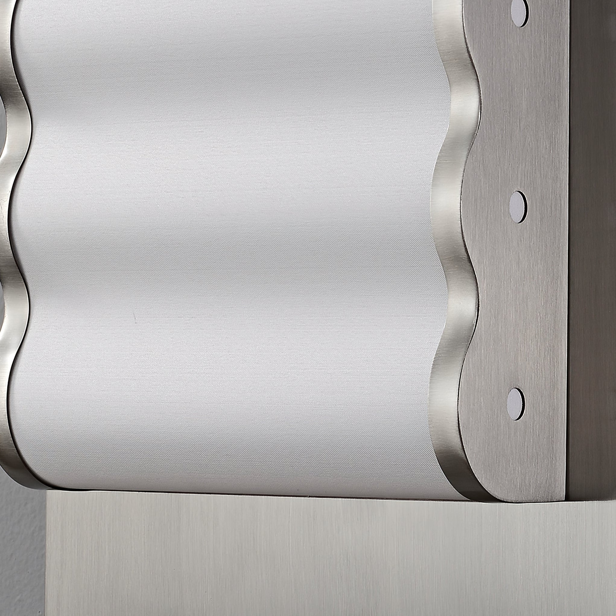 Wave Contemporary Fabric Wall lamp-Neutral Decor