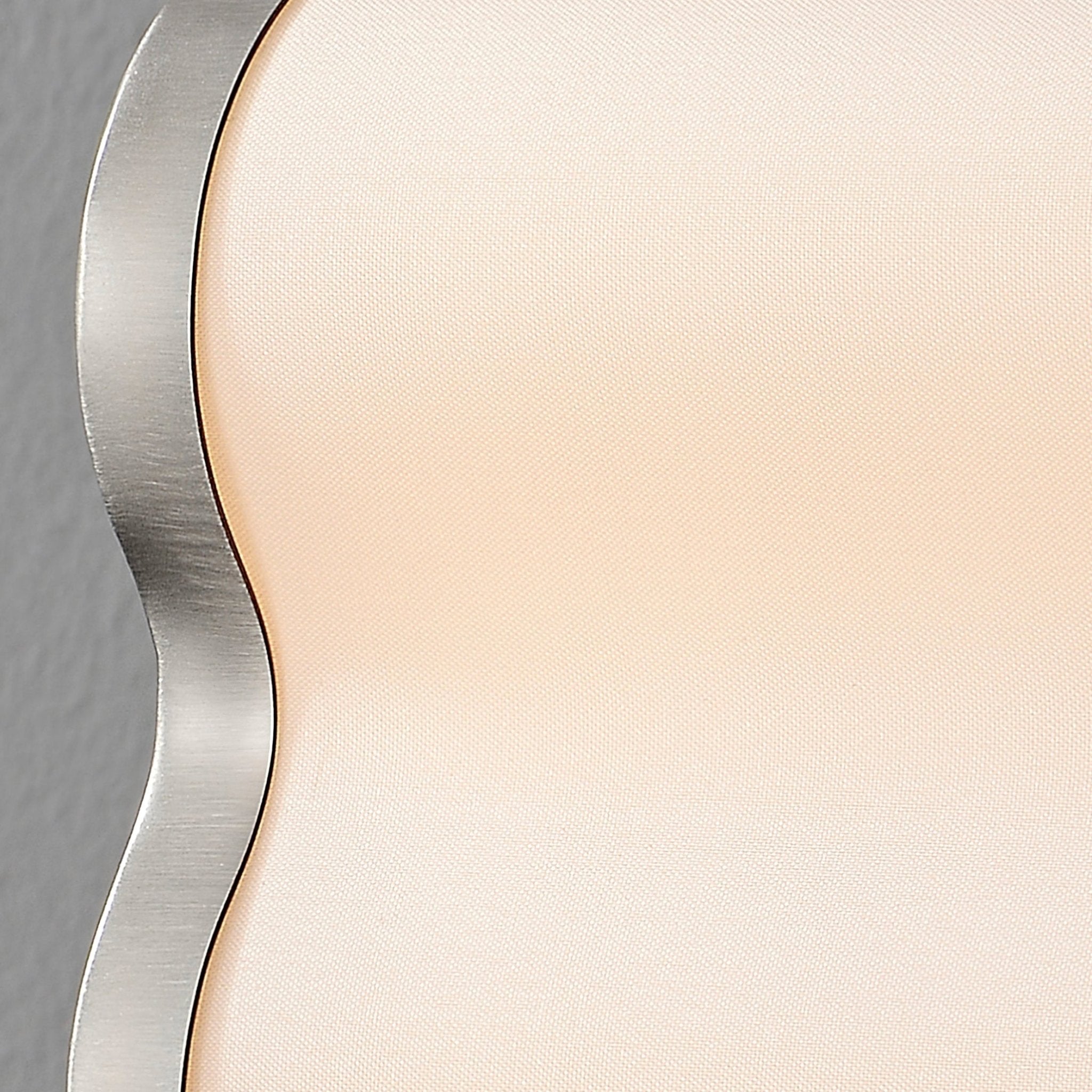Wave Contemporary Fabric Wall lamp-Neutral Decor