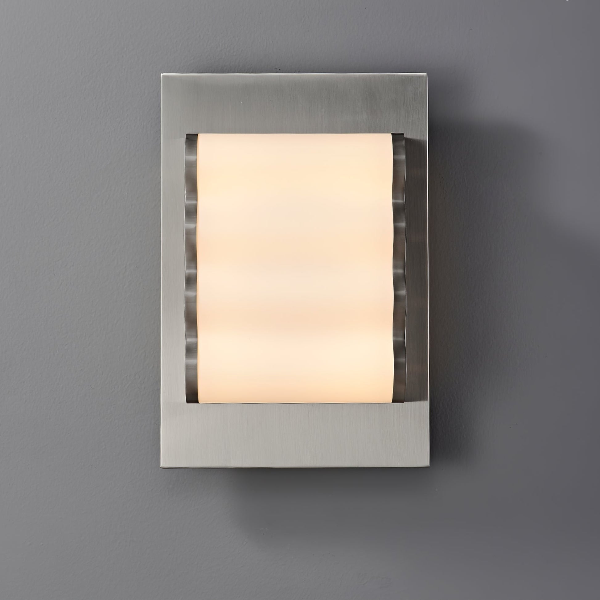 Wave Contemporary Fabric Wall lamp-Neutral Decor