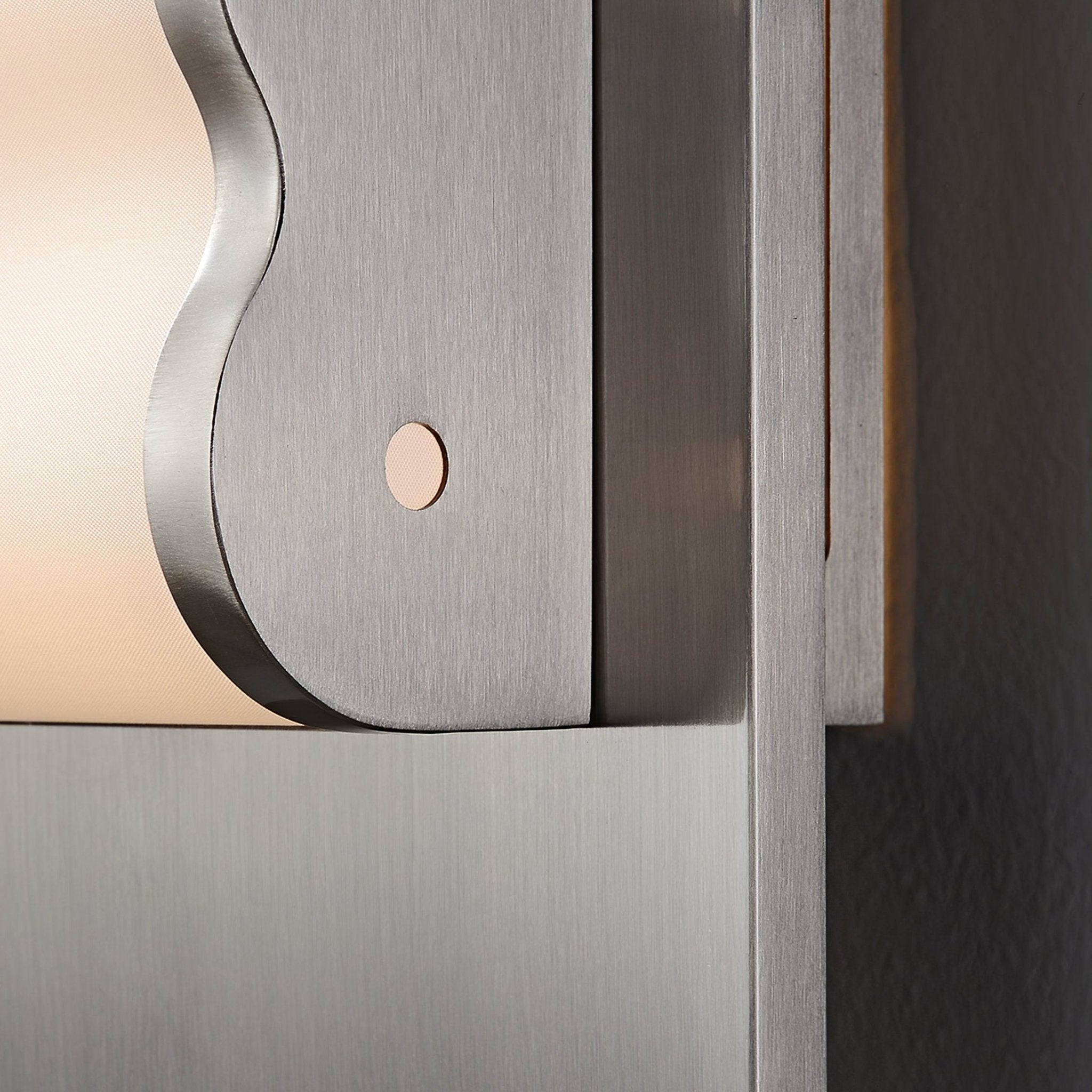 Wave Contemporary Fabric Wall lamp-Neutral Decor
