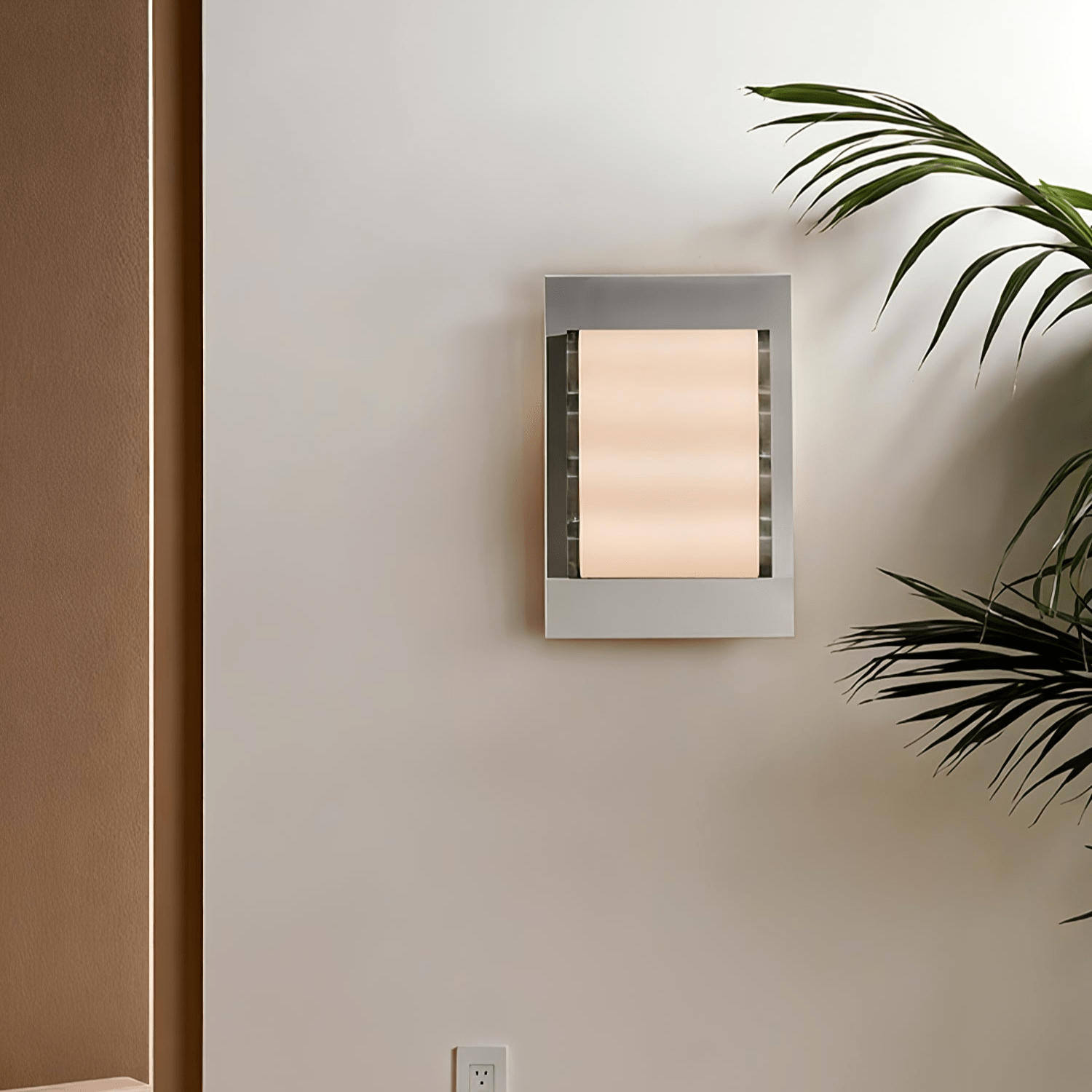Wave Contemporary Fabric Wall lamp-Neutral Decor
