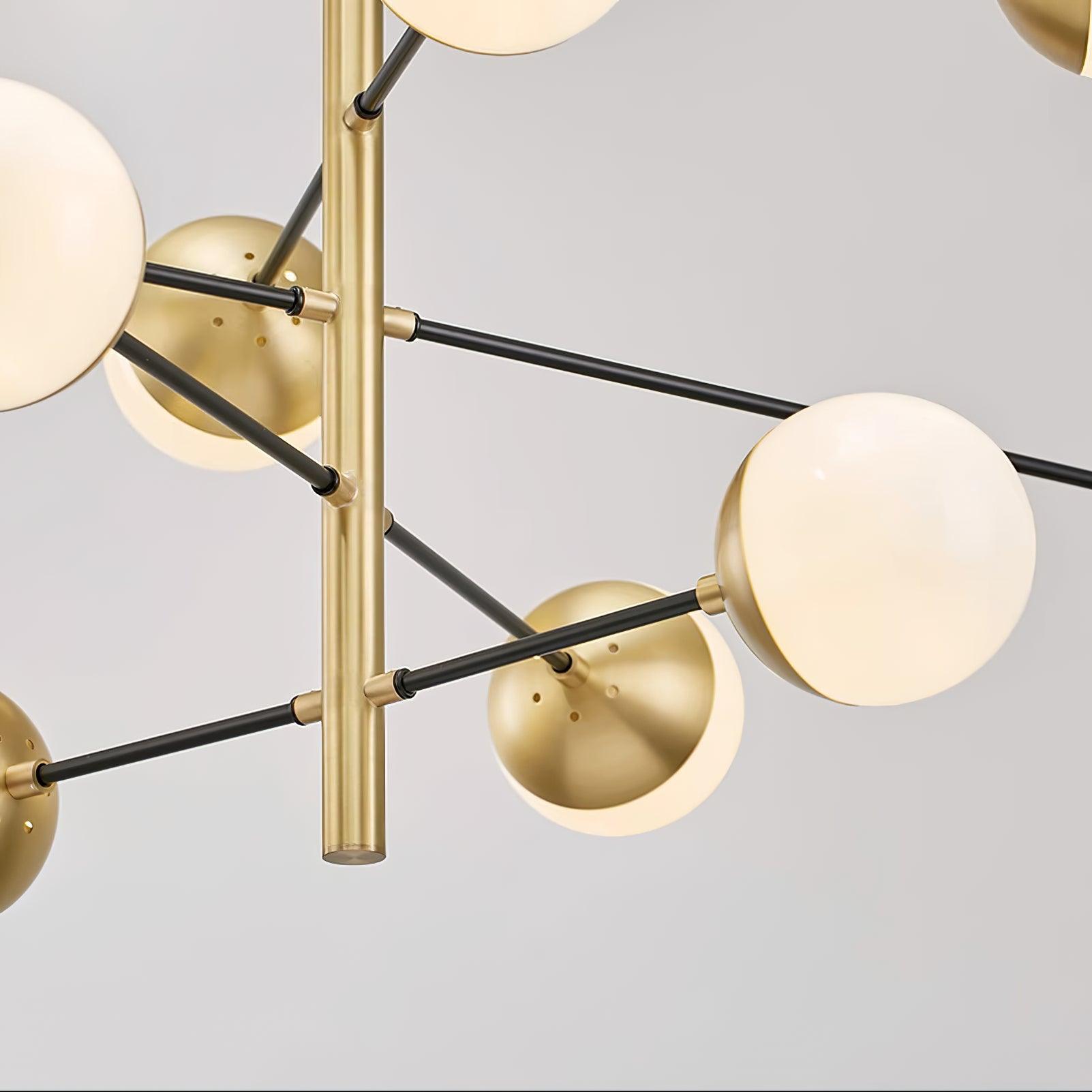 Lustra Chandelier Waverly Glass Elegant-Neutral Decor