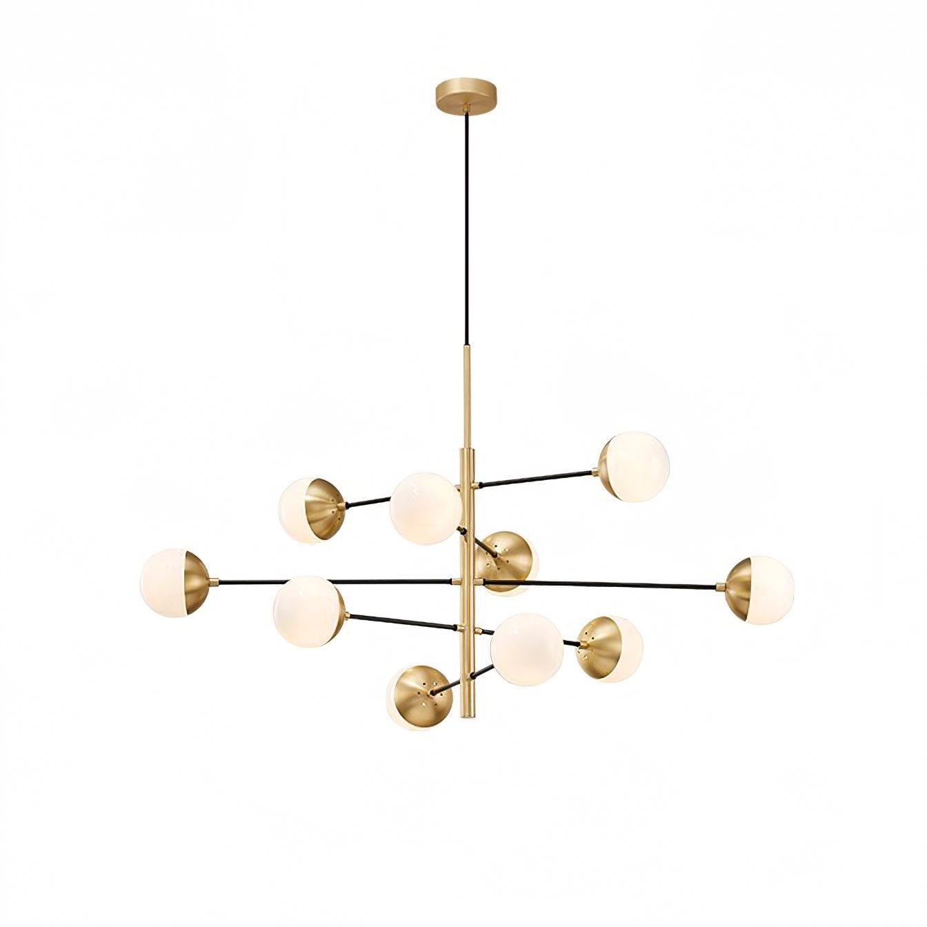 Lustra Chandelier Waverly Glass Elegant-Neutral Decor