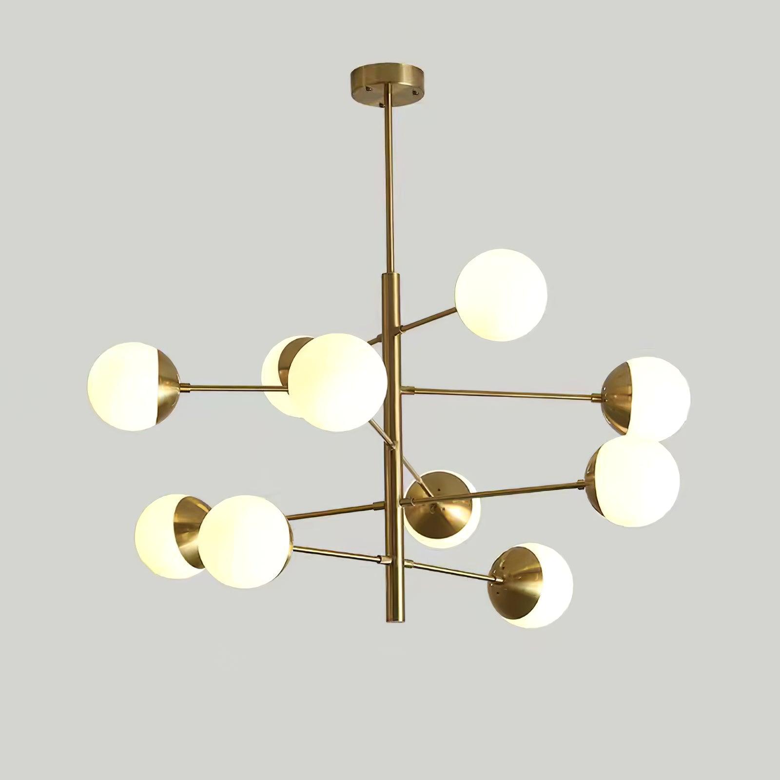Lustra Chandelier Waverly Glass Elegant-Neutral Decor
