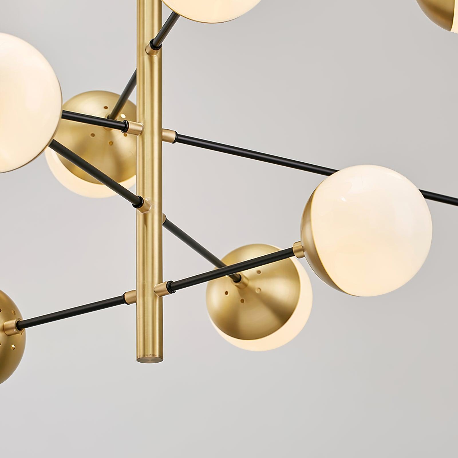 Lustra Chandelier Waverly Glass Elegant-Neutral Decor