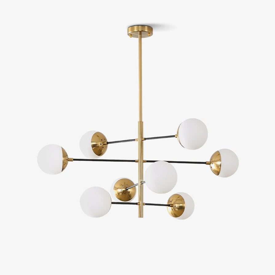 Lustra Chandelier Waverly Glass Elegant-Neutral Decor
