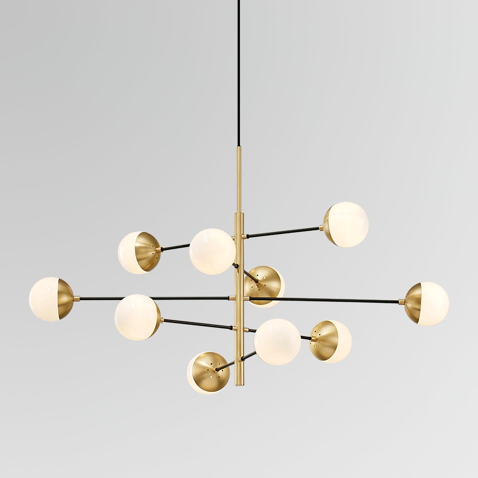 Lustra Chandelier Waverly Glass Elegant-Neutral Decor