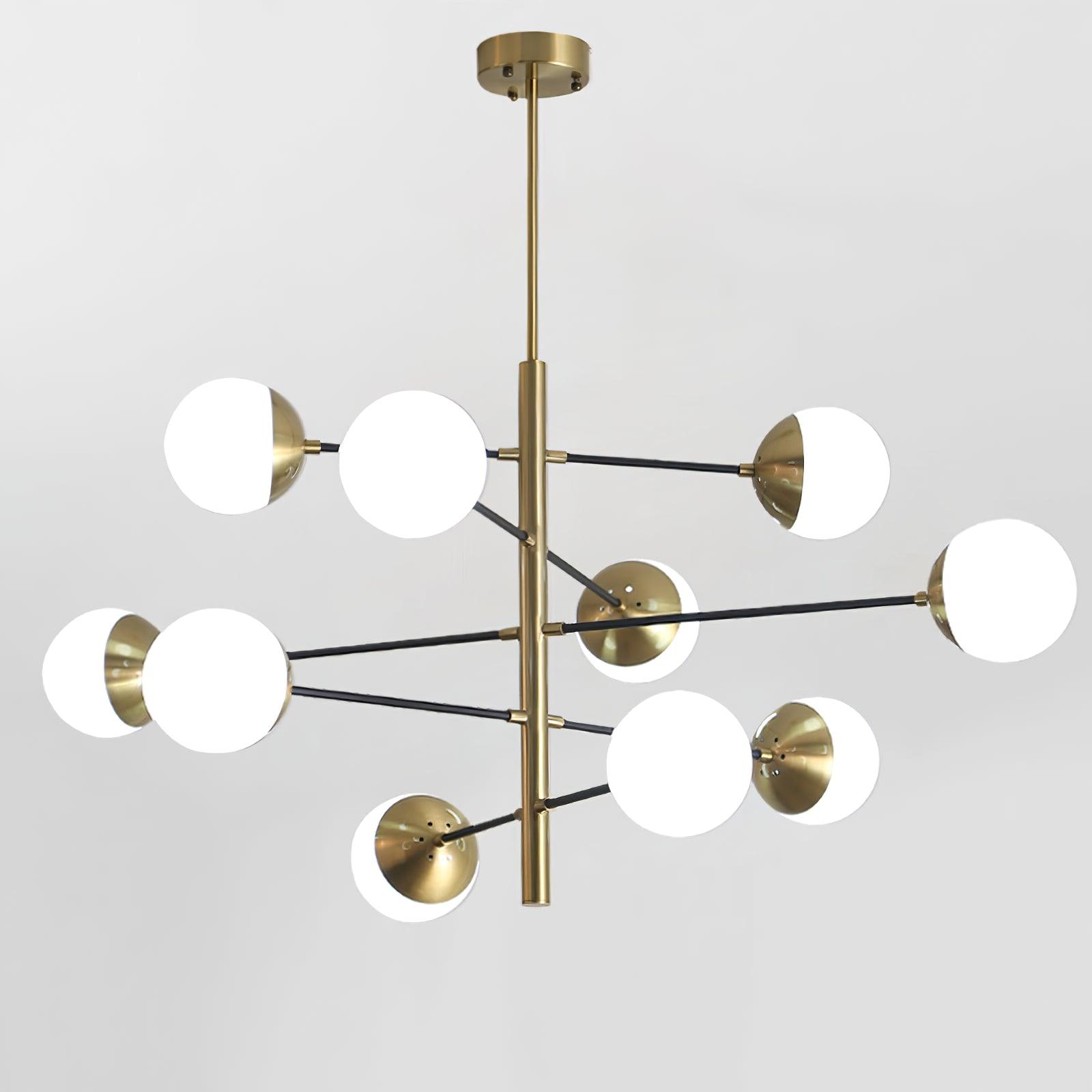 Lustra Chandelier Waverly Glass Elegant-Neutral Decor