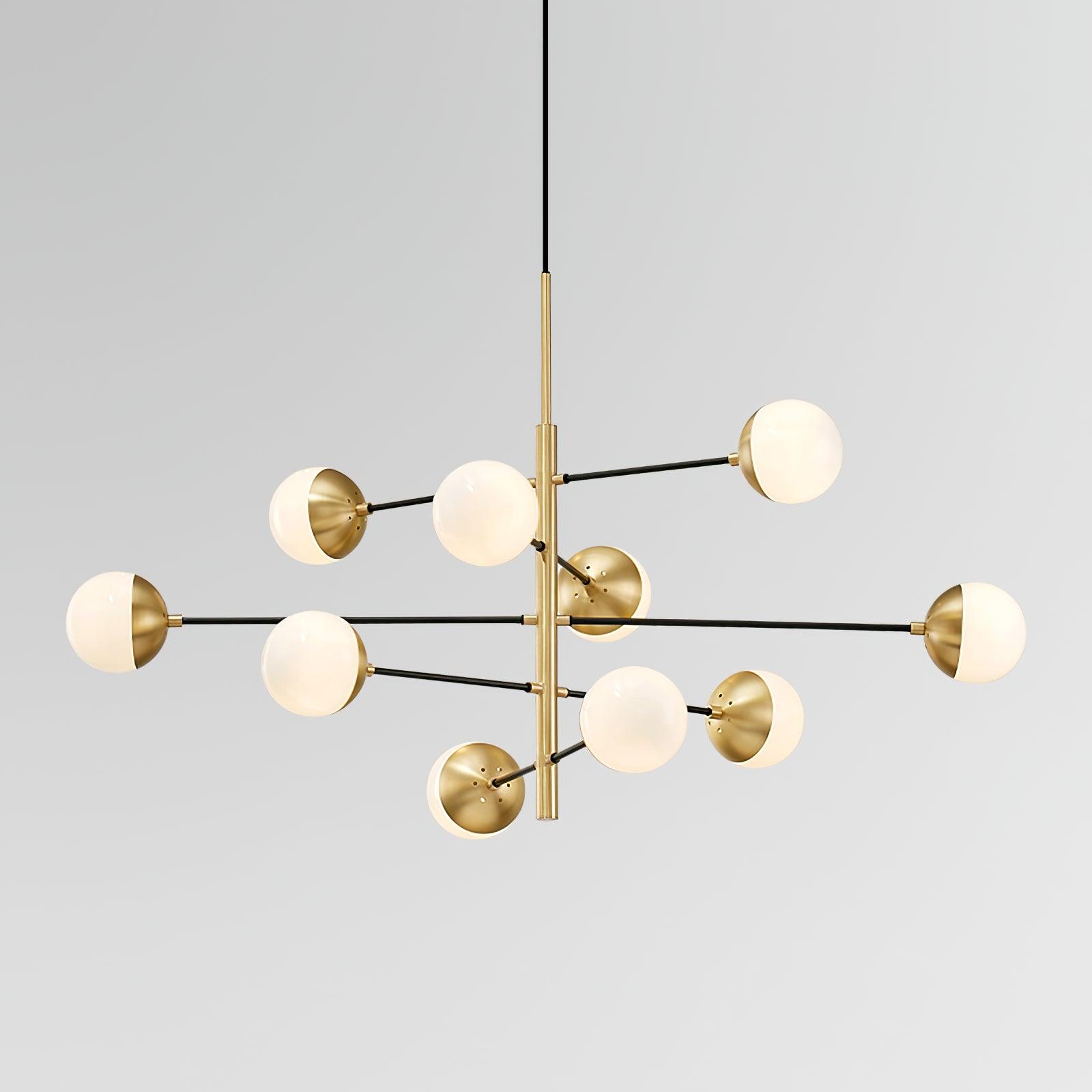 Lustra Chandelier Waverly Glass Elegant-Neutral Decor