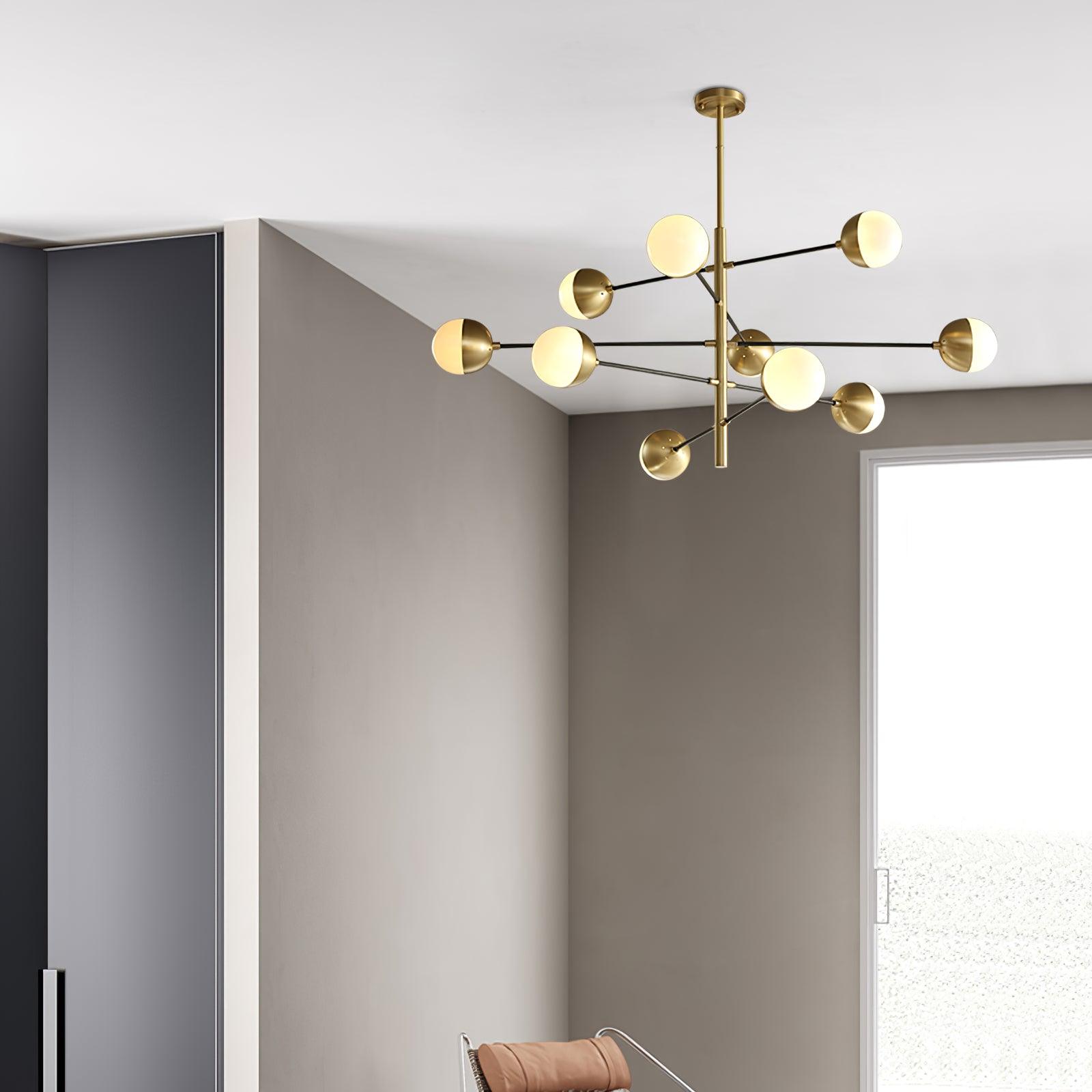 Lustra Chandelier Waverly Glass Elegant-Neutral Decor
