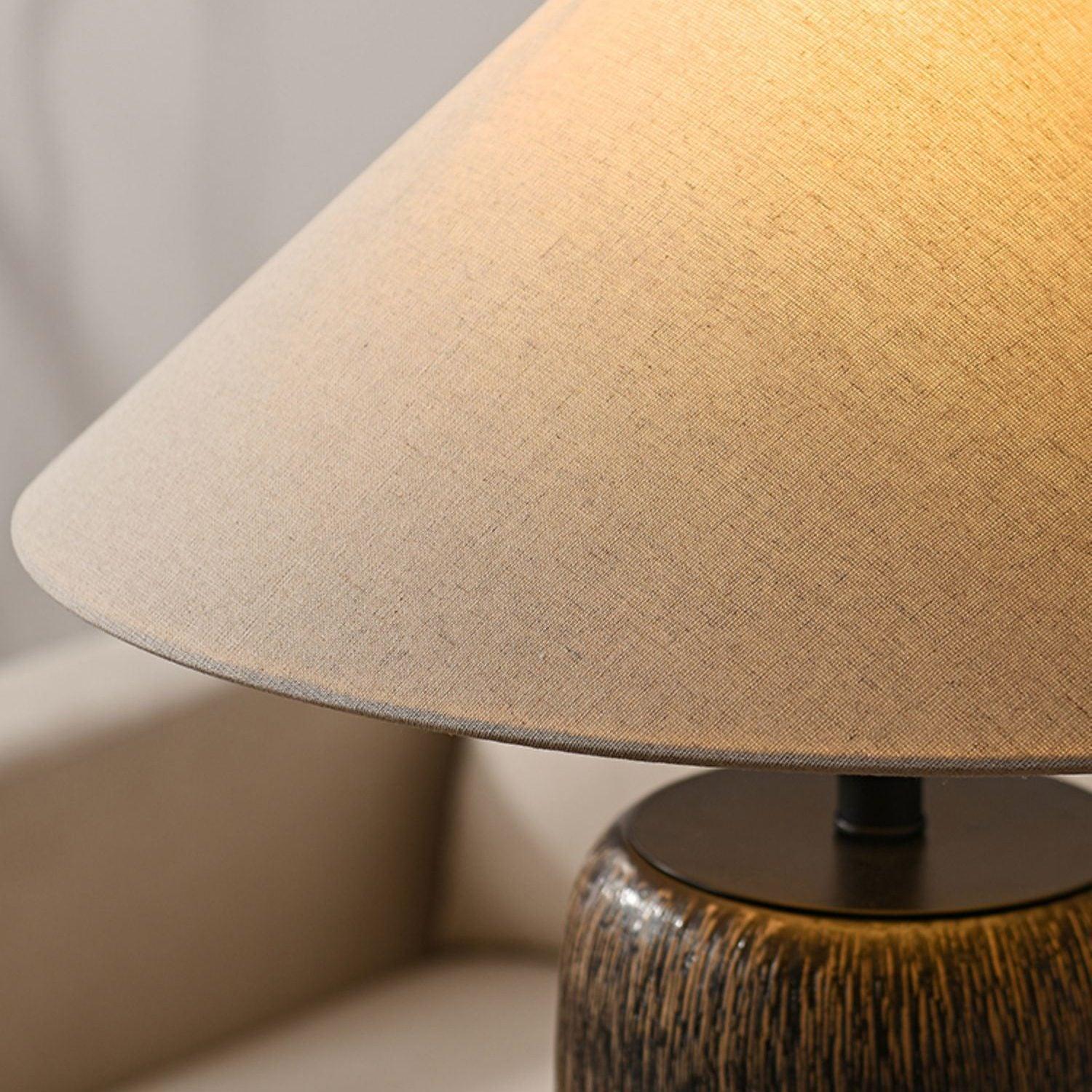 Hael Weathered Wood Grain Floor Lamp-Neutral Decor