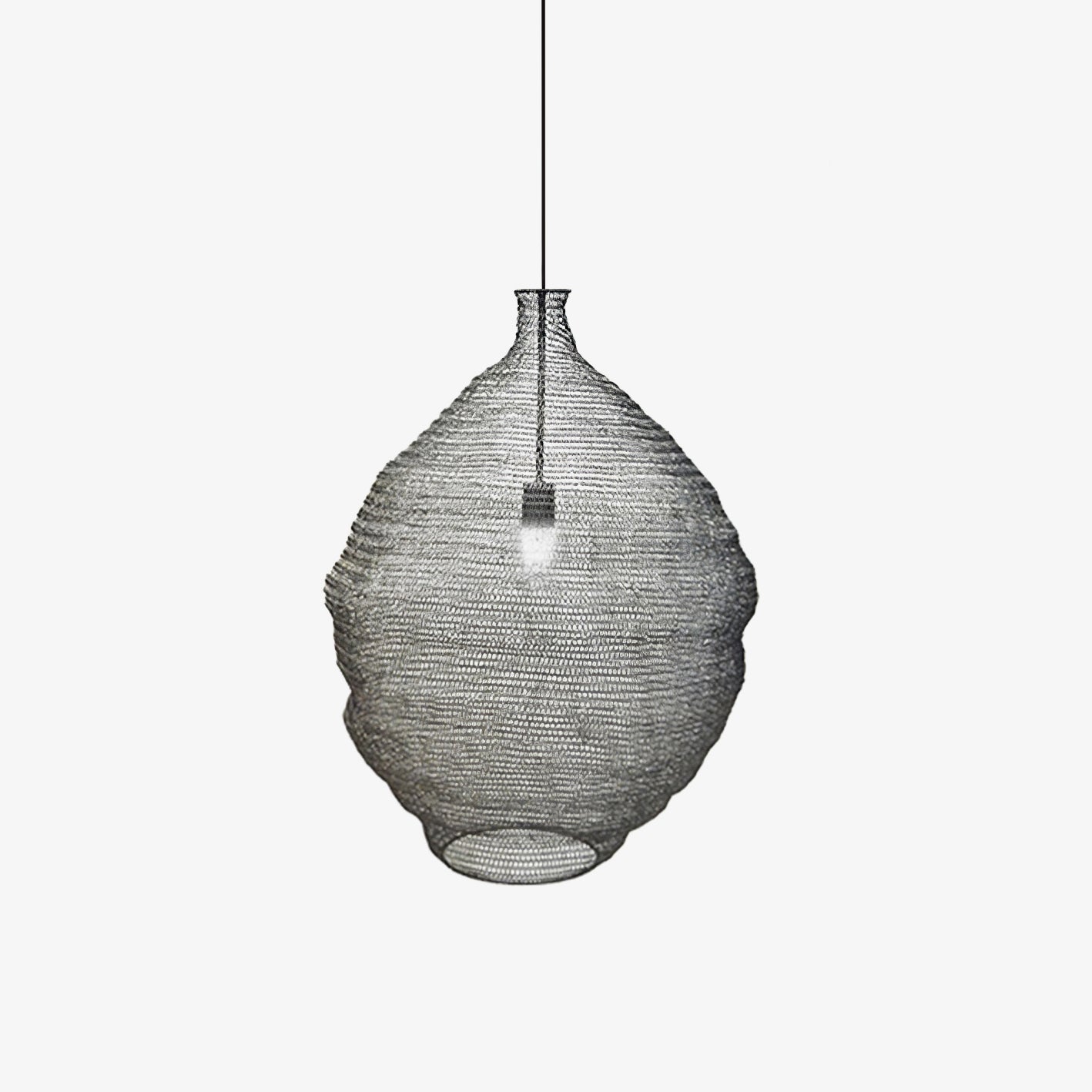 Vae Industrial Wire Pendant Lamps-Neutral Decor