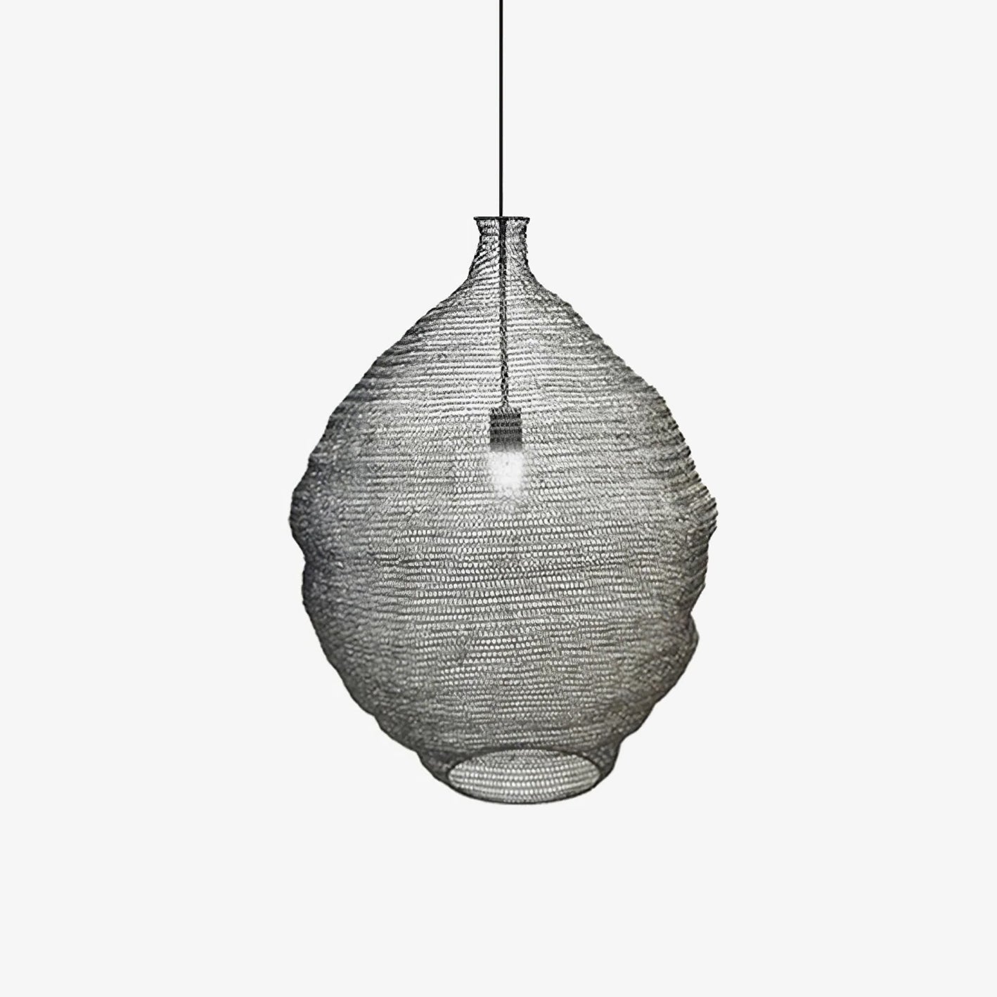 Vae Industrial Wire Pendant Lamps-Neutral Decor