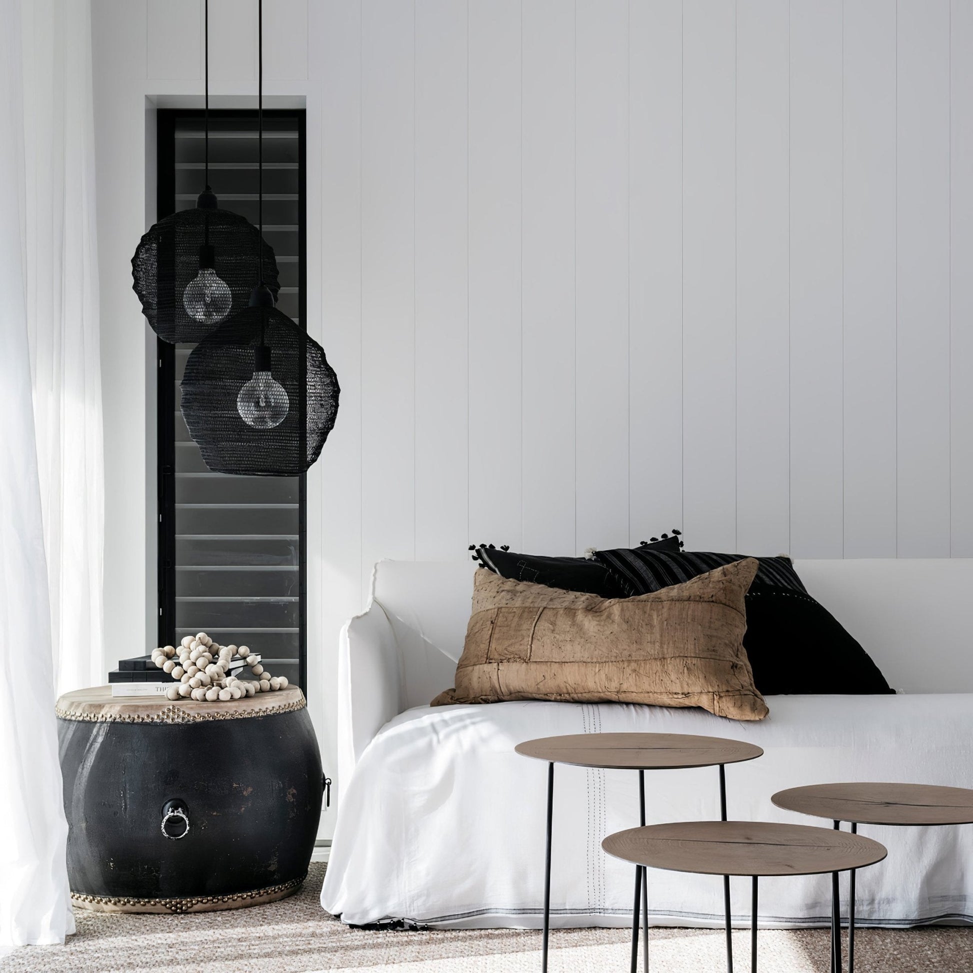 Vae Industrial Wire Pendant Lamps-Neutral Decor