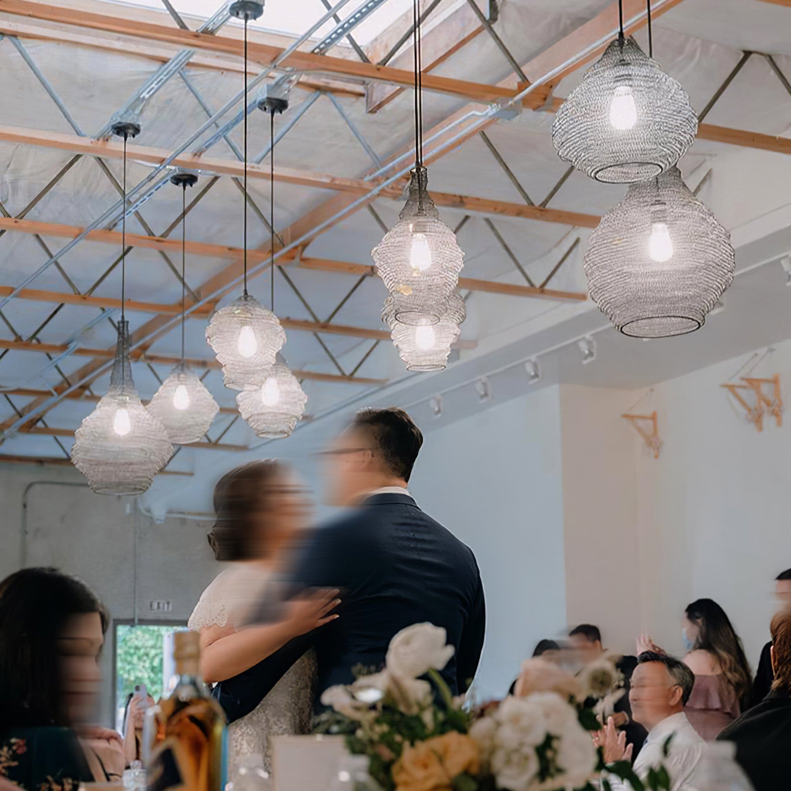 Vae Industrial Wire Pendant Lamps-Neutral Decor