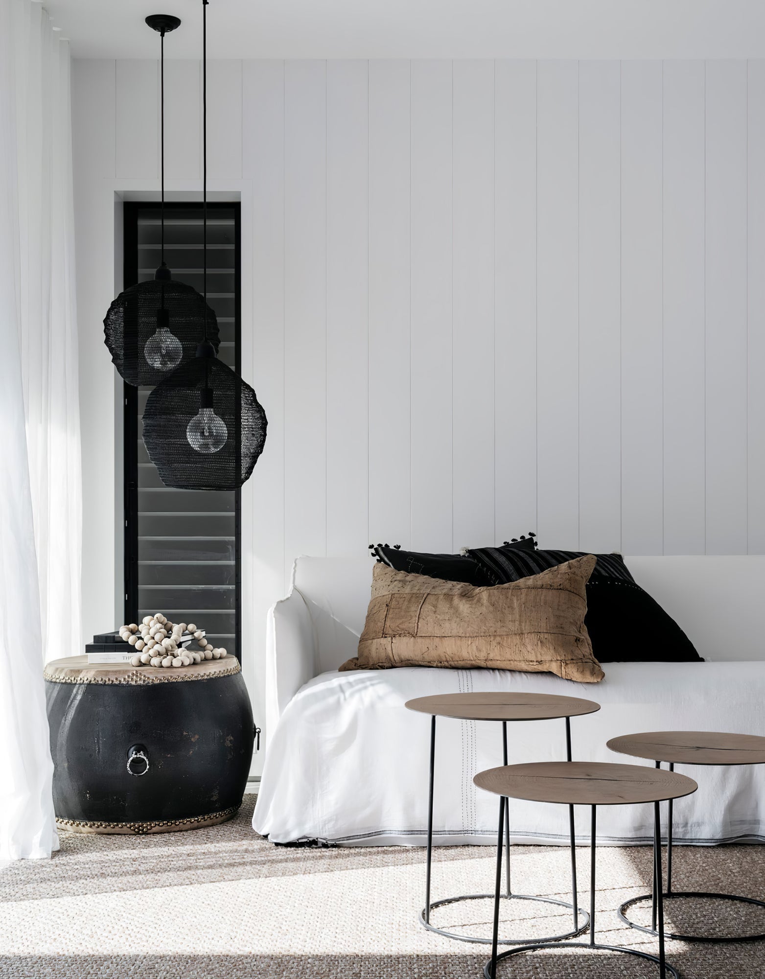 Vae Industrial Wire Pendant Lamps-Neutral Decor