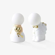 Eternal Ceramic & White Table Lamp-Neutral Decor