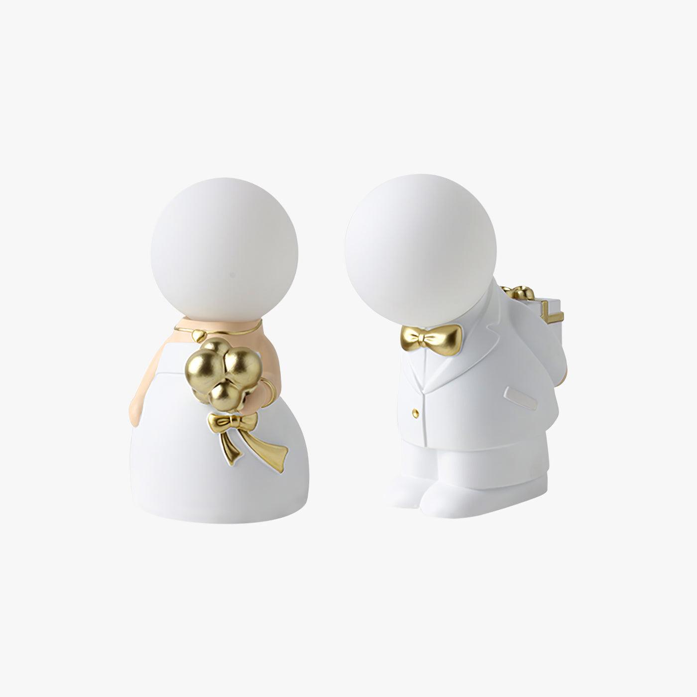 Eternal Ceramic & White Table Lamp-Neutral Decor