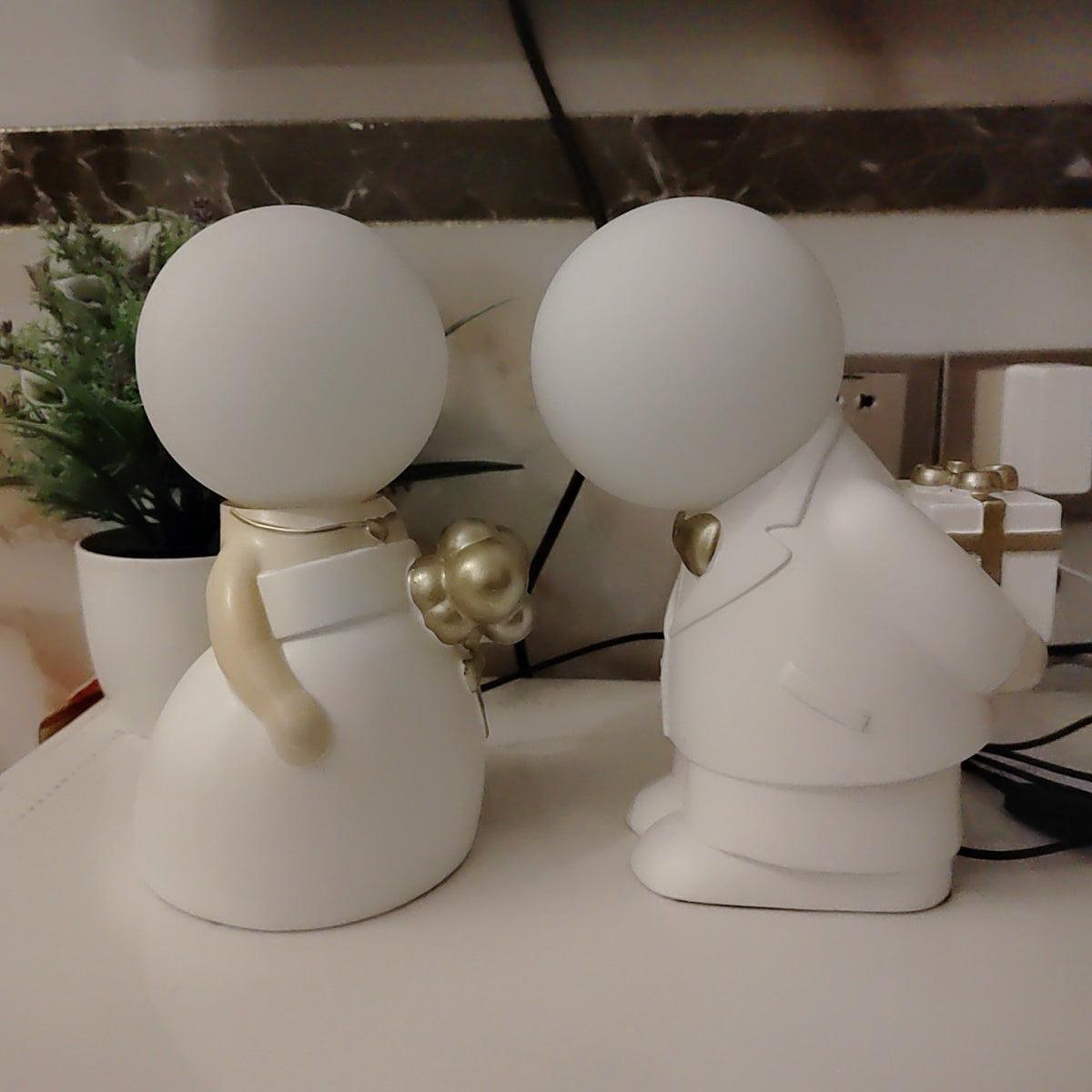 Eternal Ceramic & White Table Lamp-Neutral Decor