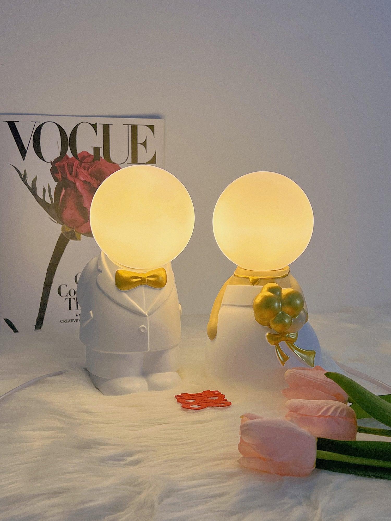 Eternal Ceramic & White Table Lamp-Neutral Decor
