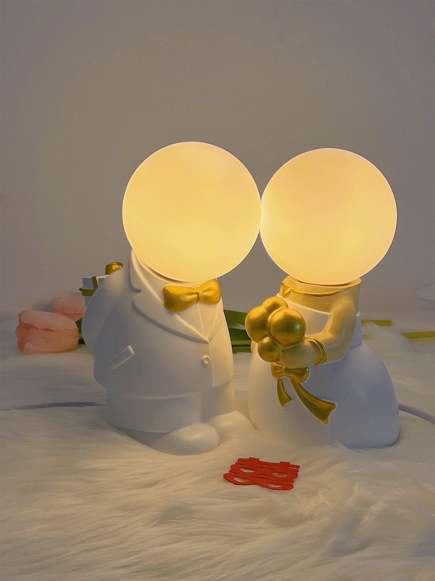 Eternal Ceramic & White Table Lamp-Neutral Decor