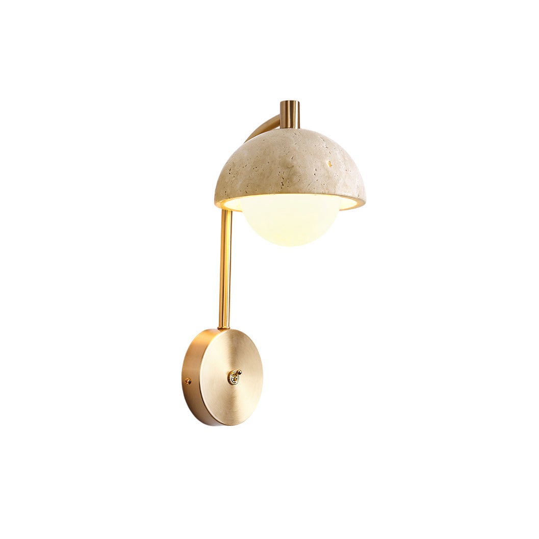 Alina Travertine Wall Lamp