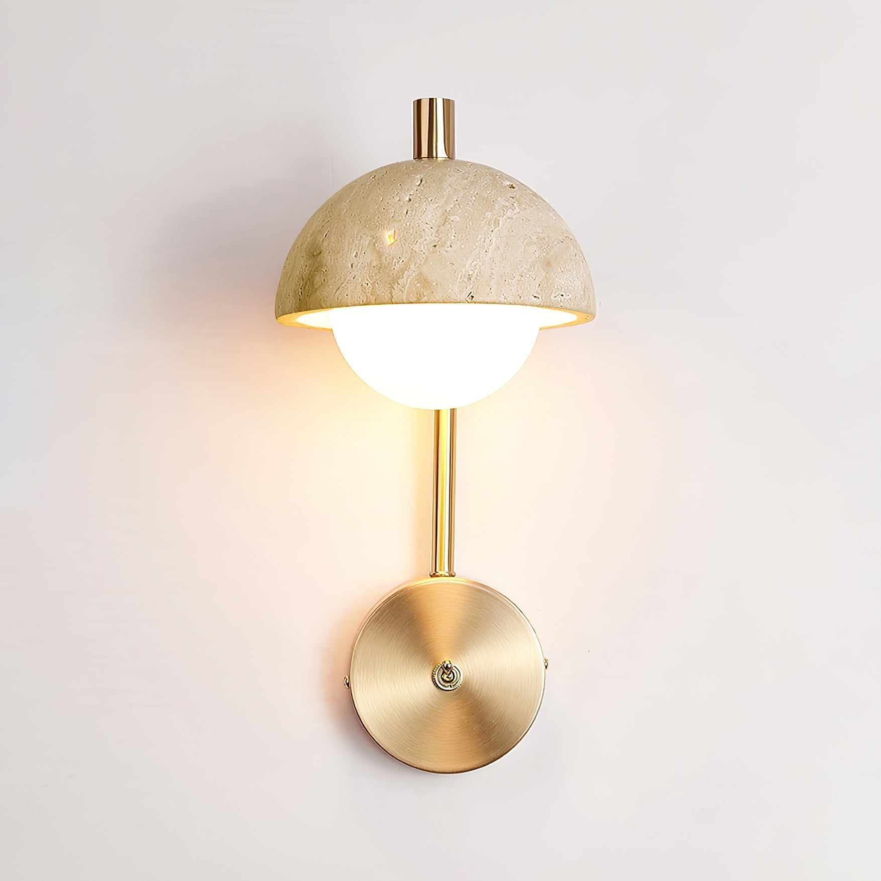 Alina Travertine Wall Lamp