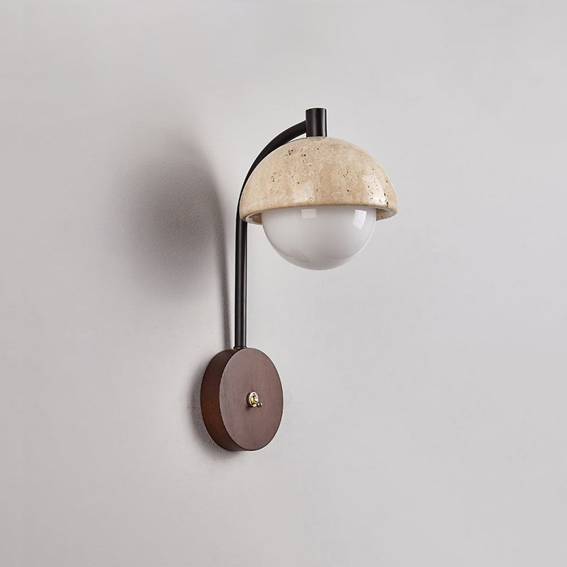 Alina Travertine Wall Lamp